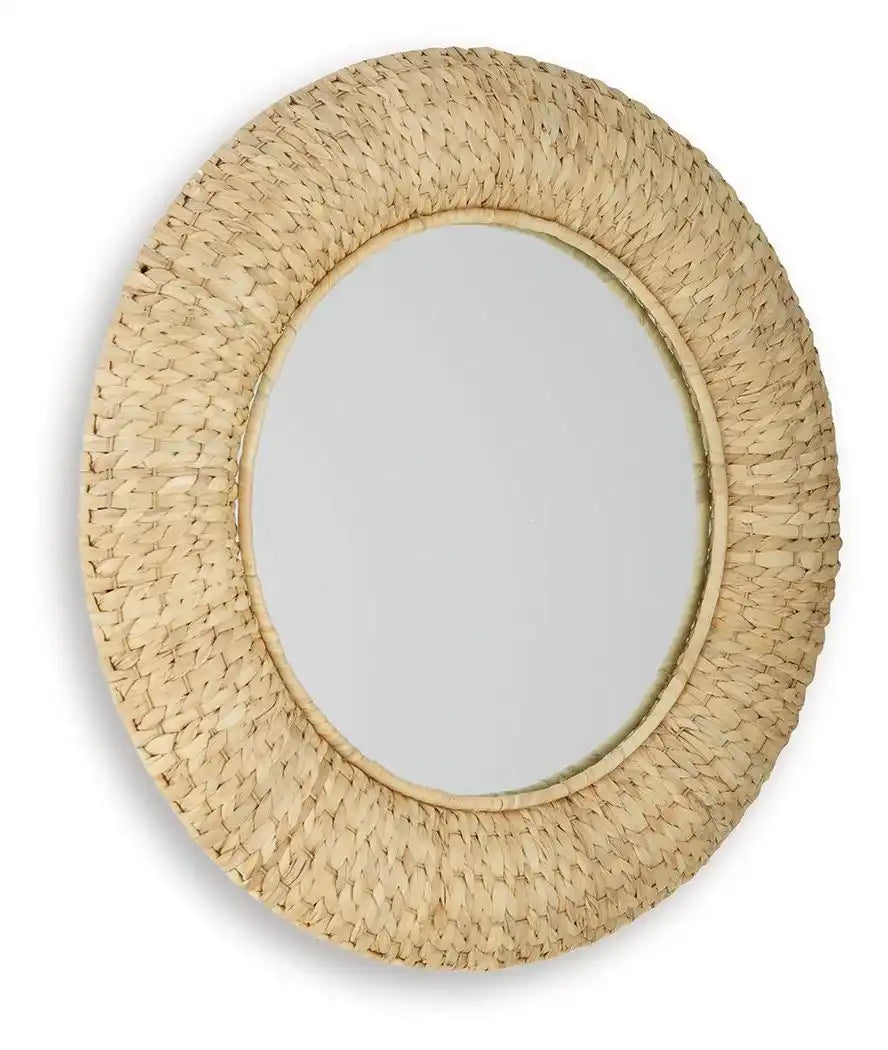 Briggsburg - Accent Mirror - Natural - Best Buy Furniture