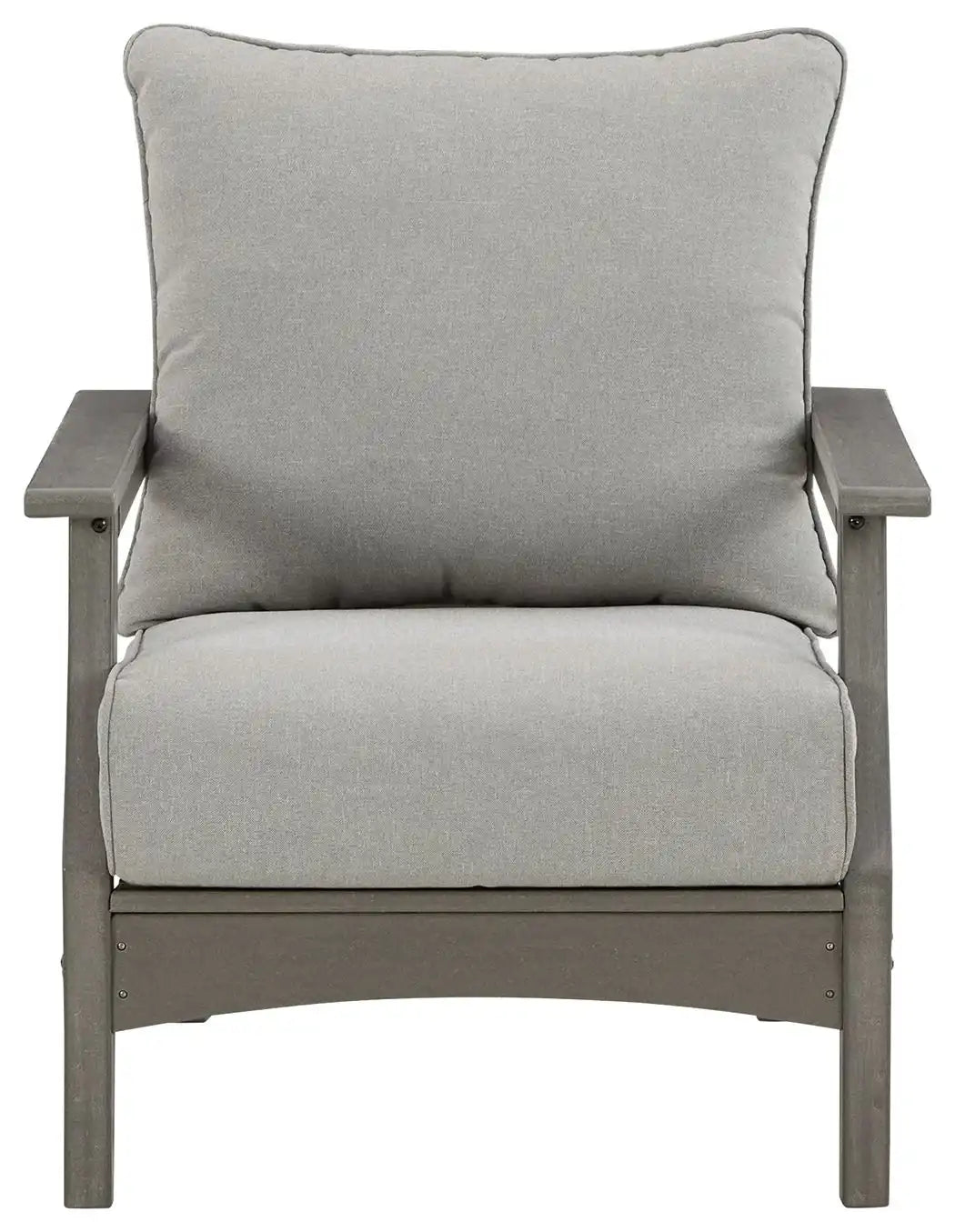 Visola - Lounge Chair w/Cushion (Set of 2) - Gray - Best Buy Furniture
