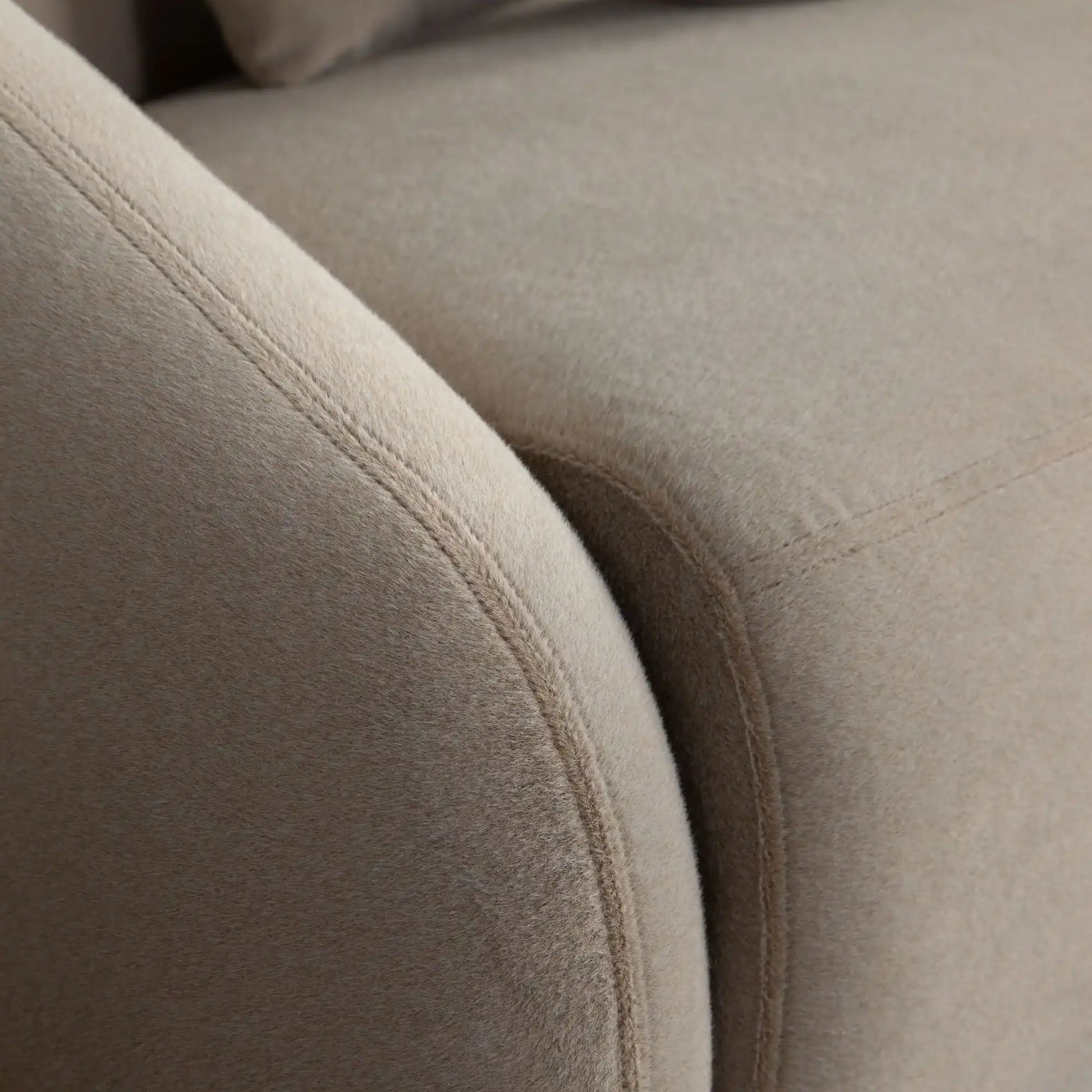 Lena 2 Piece Fawn Alpaca Fabric Sofa - Best Buy Furniture