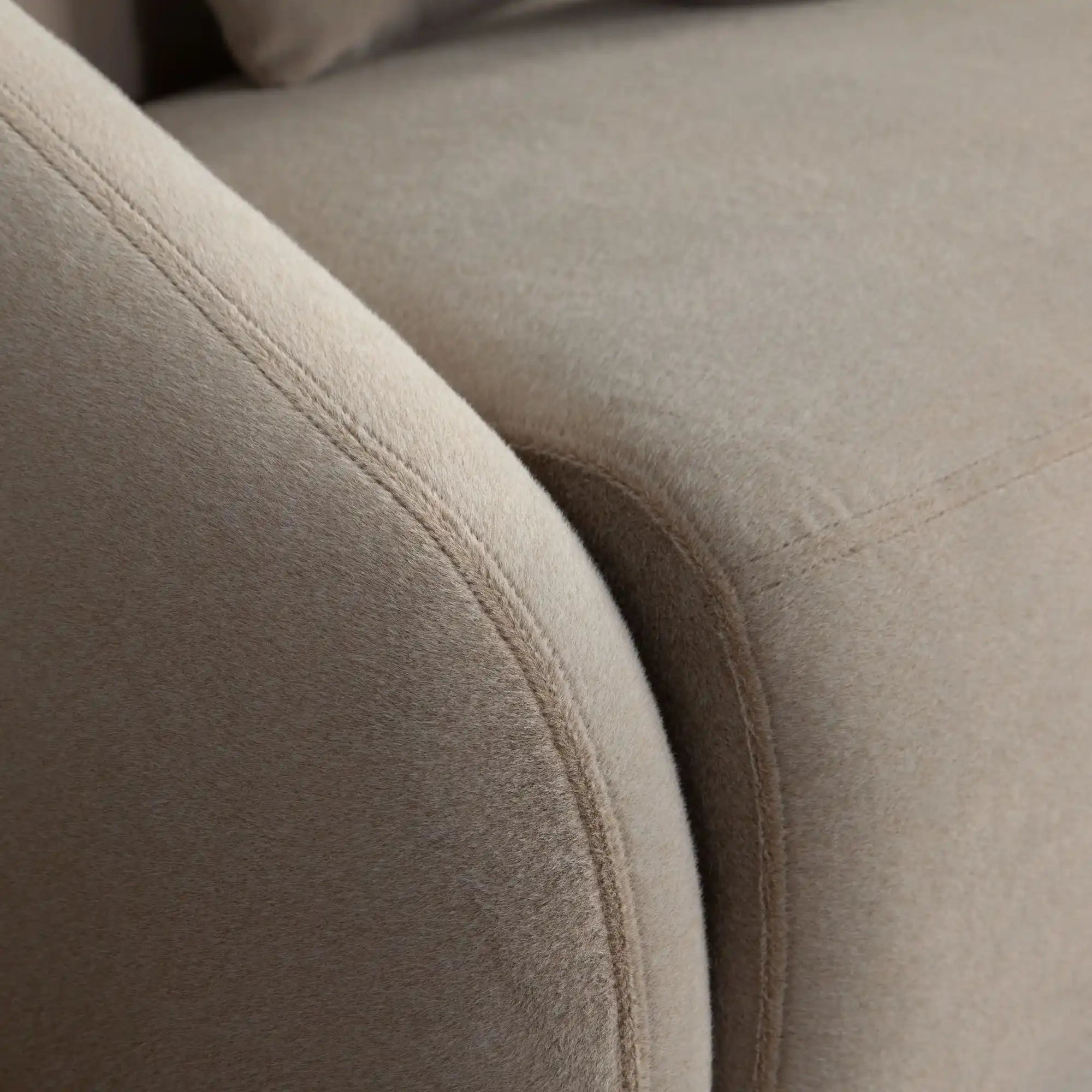 Lena 2 Piece Fawn Alpaca Fabric Sofa - Best Buy Furniture