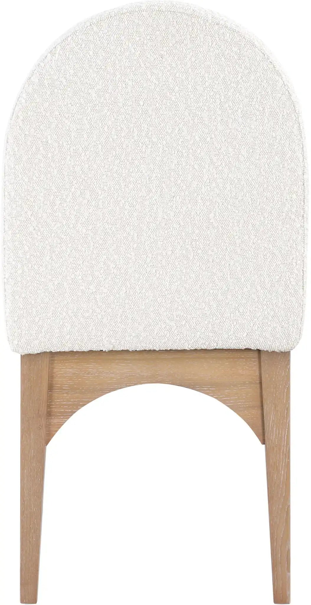 Waldorf - Boucle Dining Side Chair With Natural Legs