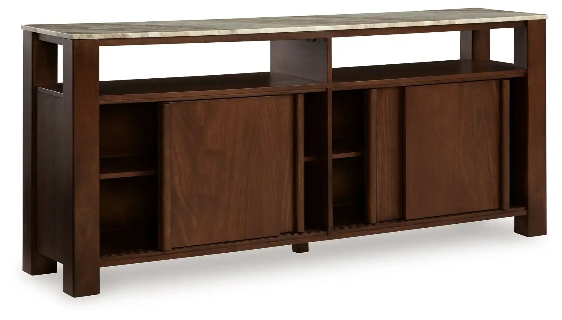 Tobinville - Accent Cabinet - Dark Brown - Best Buy Furniture