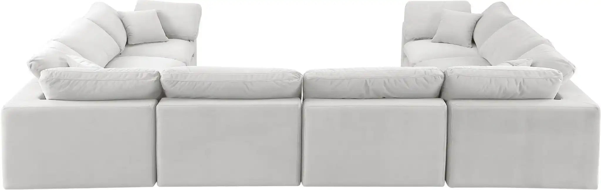 Comfy - 8 Piece Velvet Modular Sectional