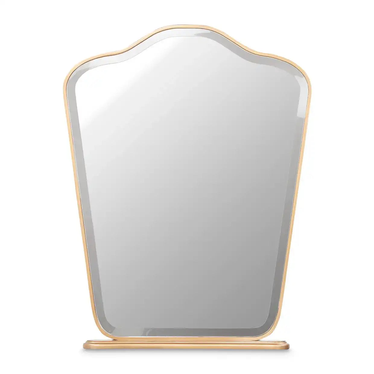 Camellia Field - Vanity Mirror - Gold - Best Buy Furniture