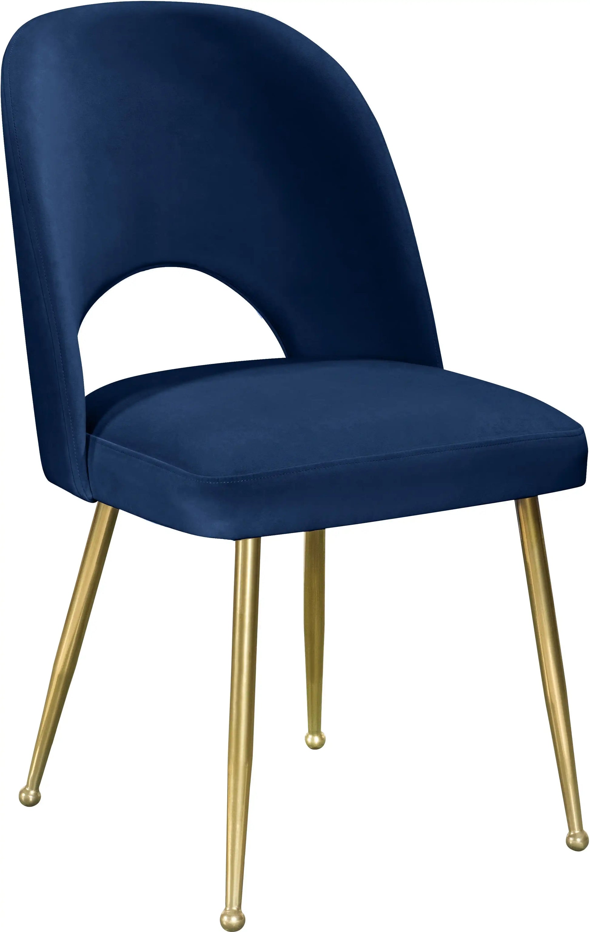 Logan - Dining Chair (Set of 2) - Gold Legs - Best Buy Furniture