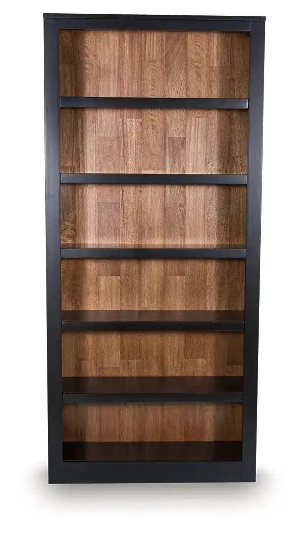 Wildenauer - Bookcase - Brown / Black - Best Buy Furniture
