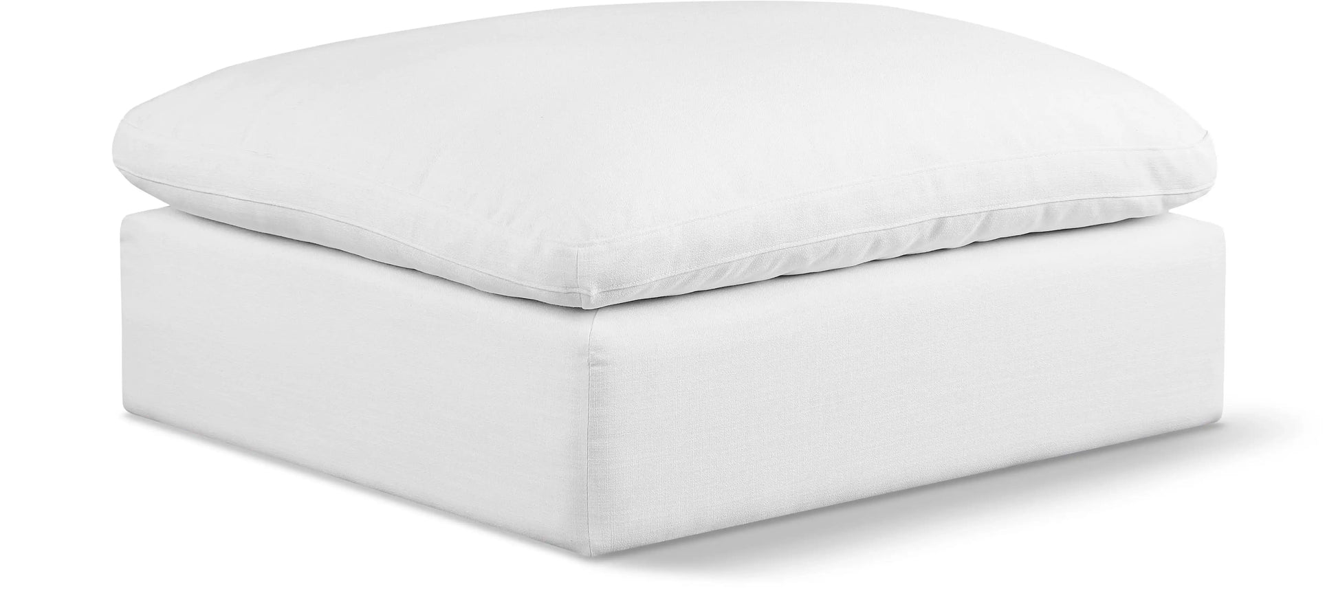 Comfy - Linen Ottoman - Best Buy Furniture