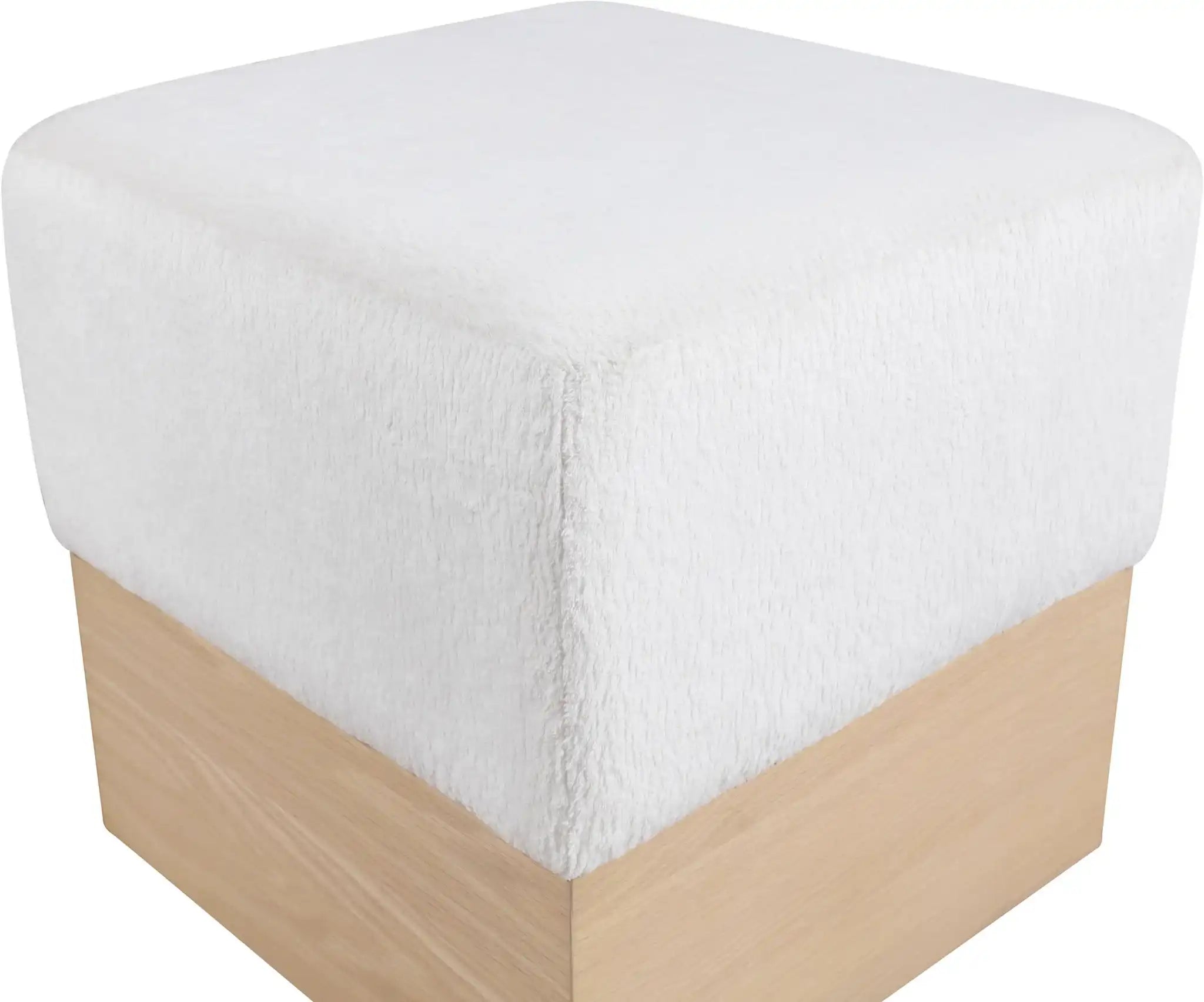 Havre - Ottoman / Stool With Natural Base