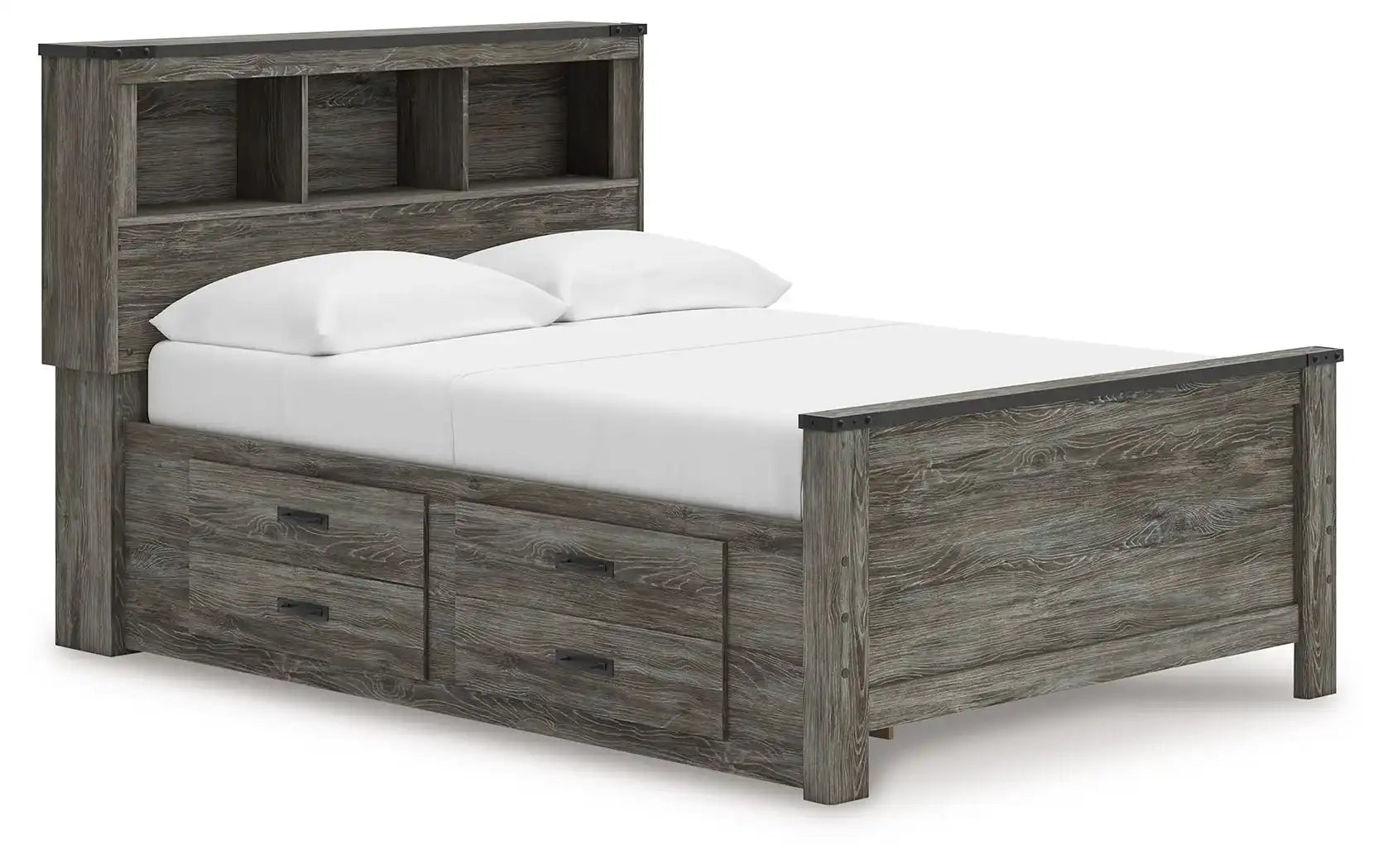 Frandern - Bookcase Panel Bed - Best Buy Furniture