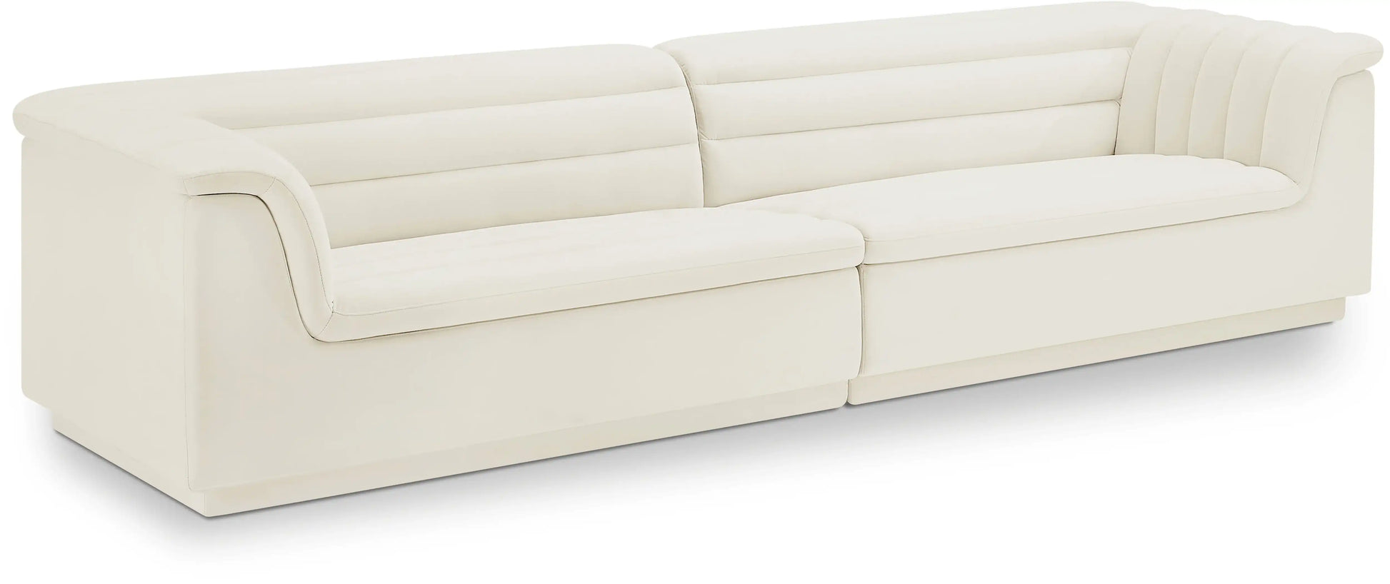 Cascade - Velvet Modular Sofa - Best Buy Furniture