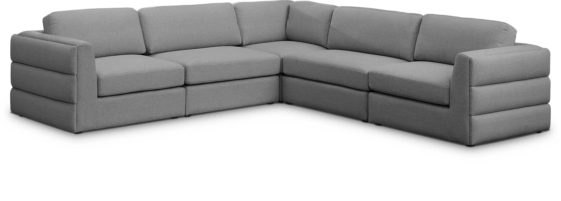 Beckham - 5 Piece Modular Corner Sectional - Best Buy Furniture