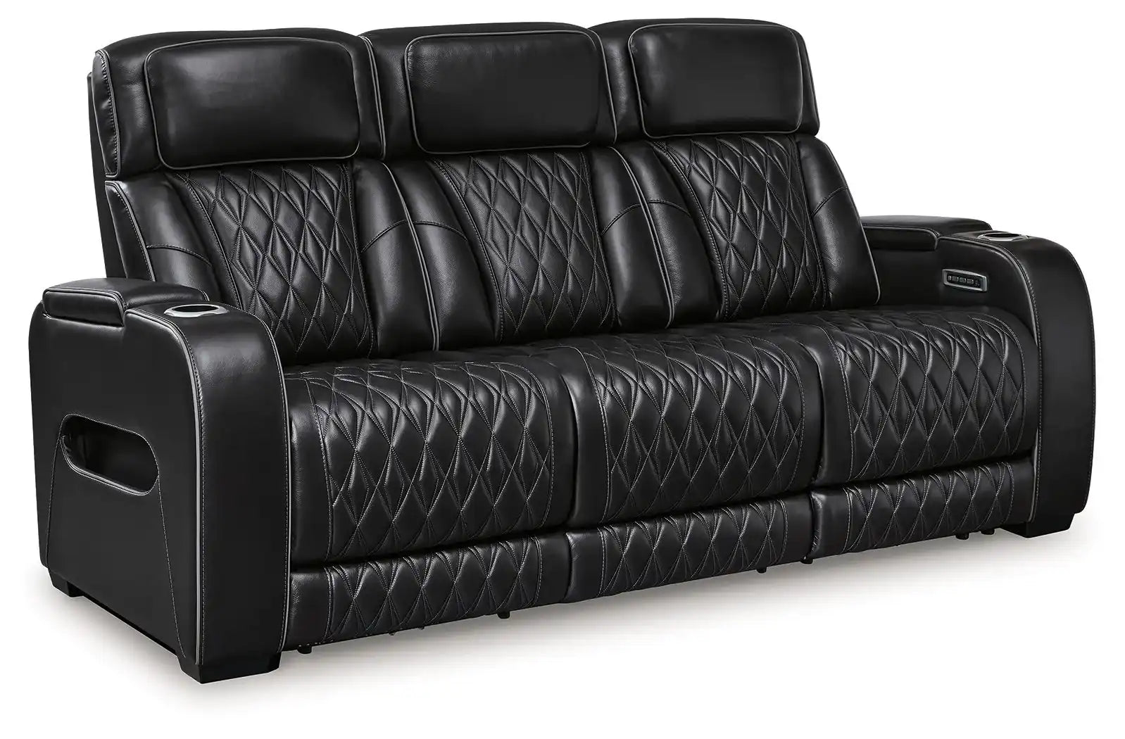 Boyington - Power Reclining Sofa With Adj Headrest - Best Buy Furniture