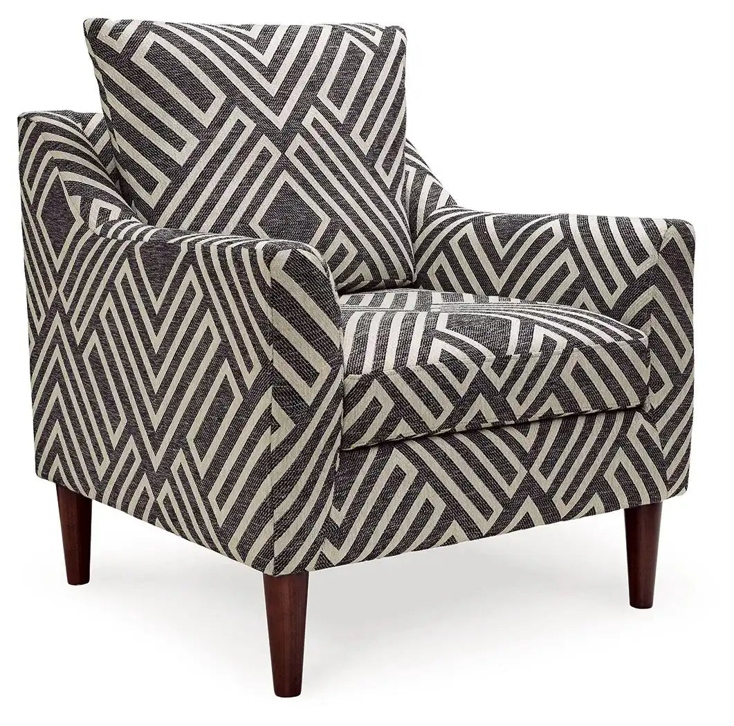 Morrilton Next-Gen Nuvella - Accent Chair - Natural / Charcoal - Best Buy Furniture