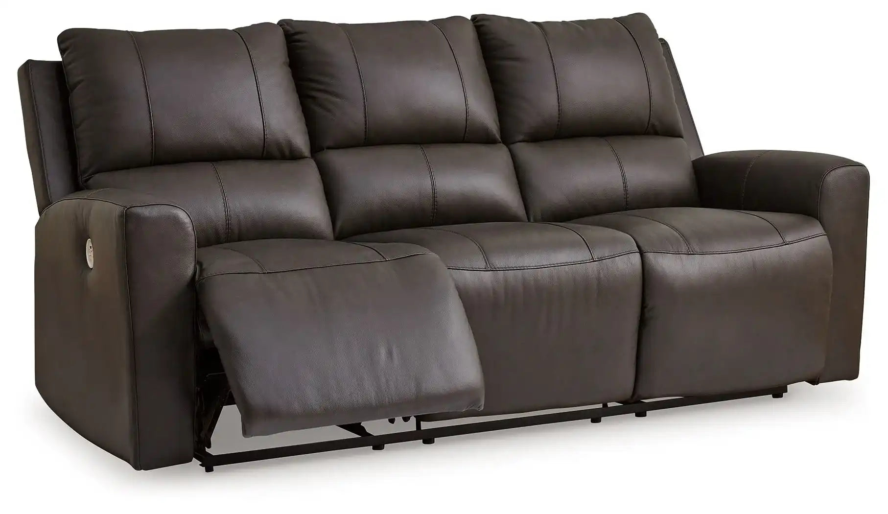 Boxmere - Reclining Power Sofa - Storm - Best Buy Furniture