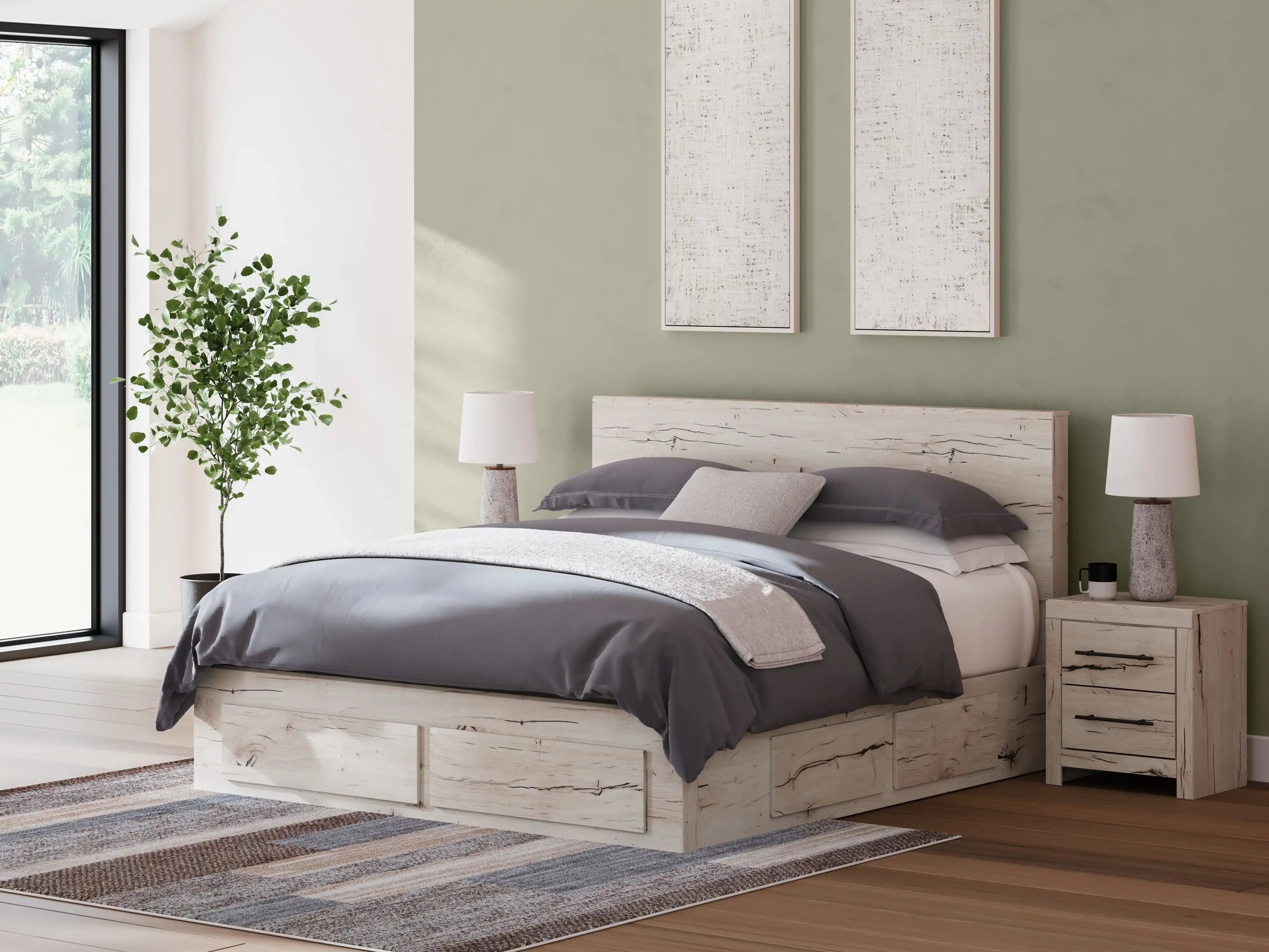 Lawroy - Panel Bed With Storage - Best Buy Furniture