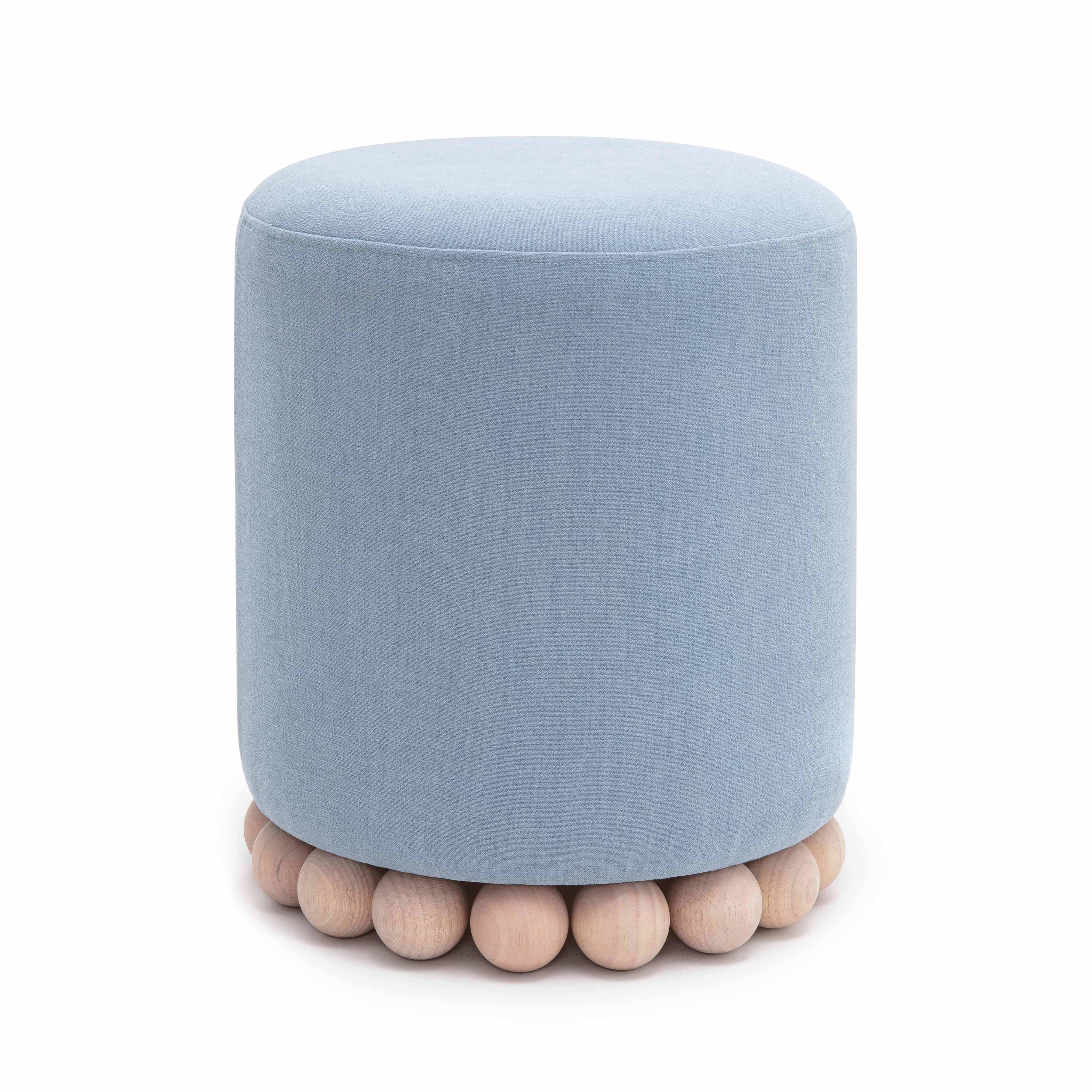 Dex - Upcycled Fabric Ottoman - Best Buy Furniture