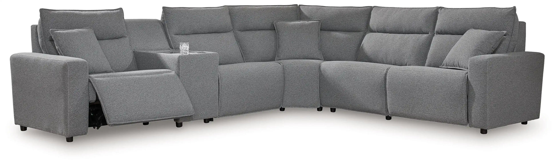 ModMax II - Salt And Pepper - Reclining Sectional - Best Buy Furniture