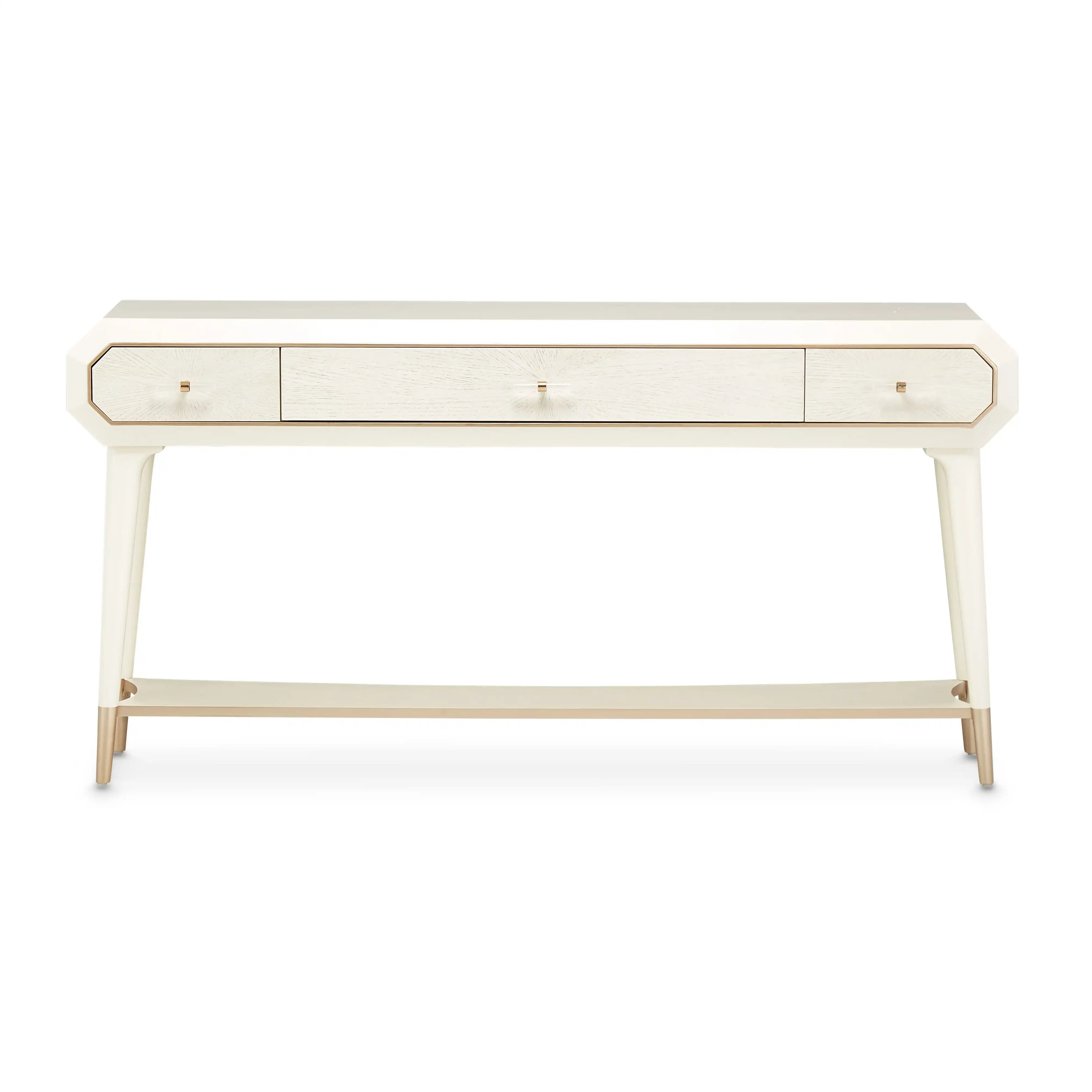 La Rachelle - Console Table - Champagne - Best Buy Furniture