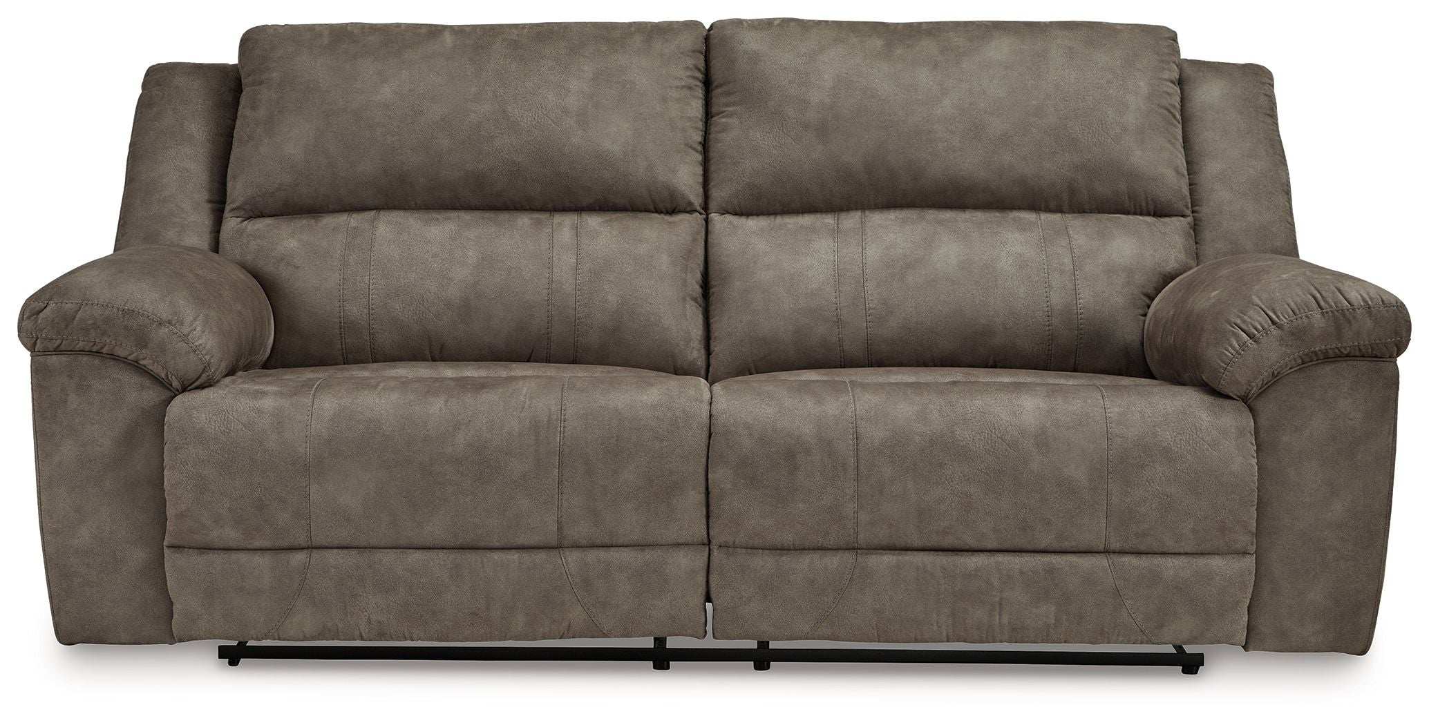Laresview - 2 Seat Reclining Sofa - Fossil - Best Buy Furniture