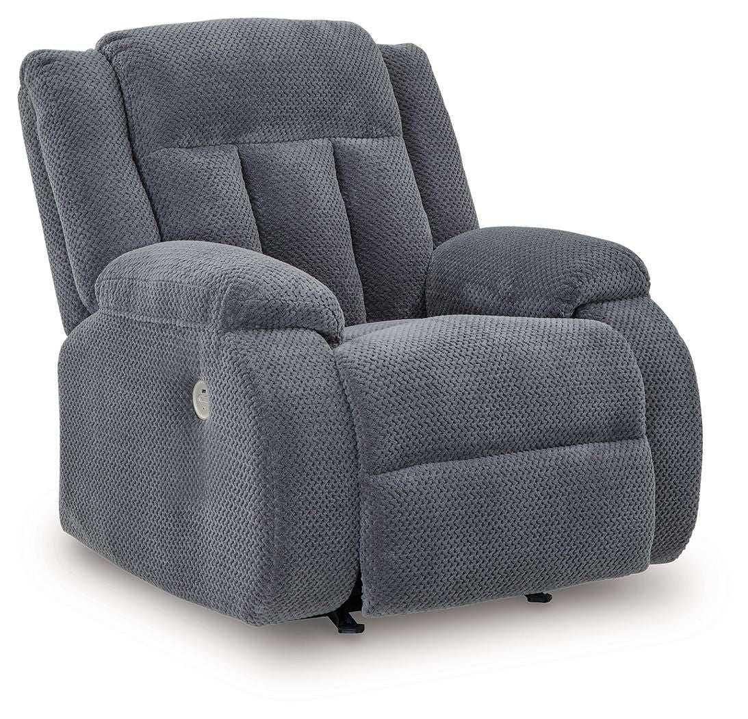 Observation - Power Rocker Recliner - Steel - Best Buy Furniture