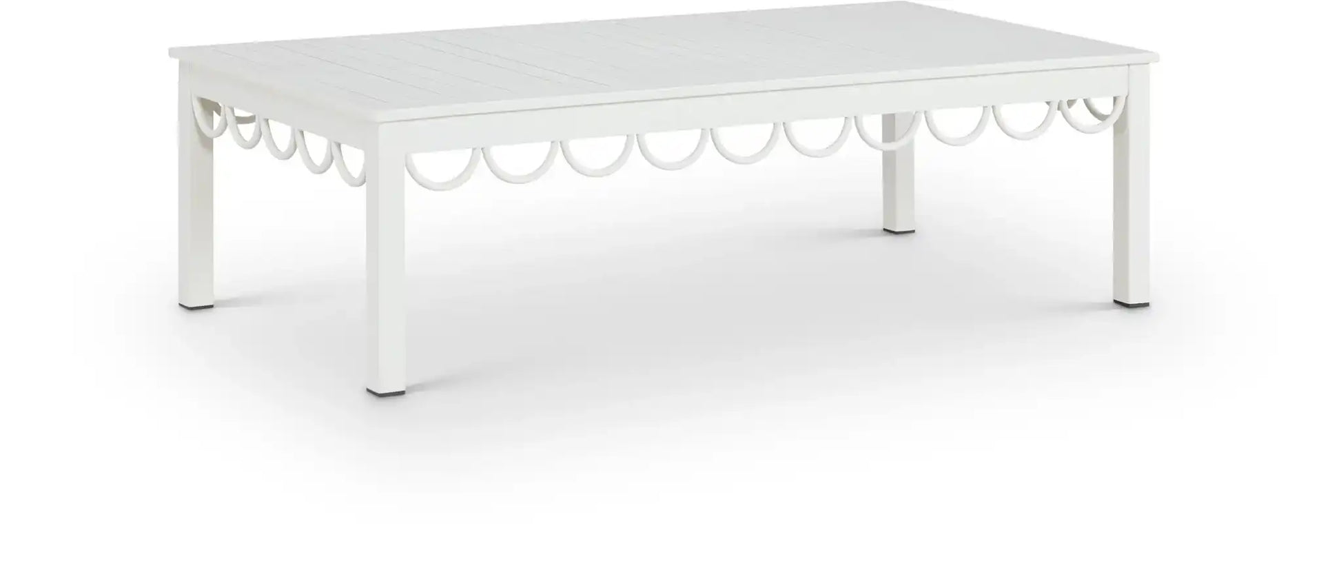 Portofino - Aluminum Outdoor Patio Coffee Table - Best Buy Furniture