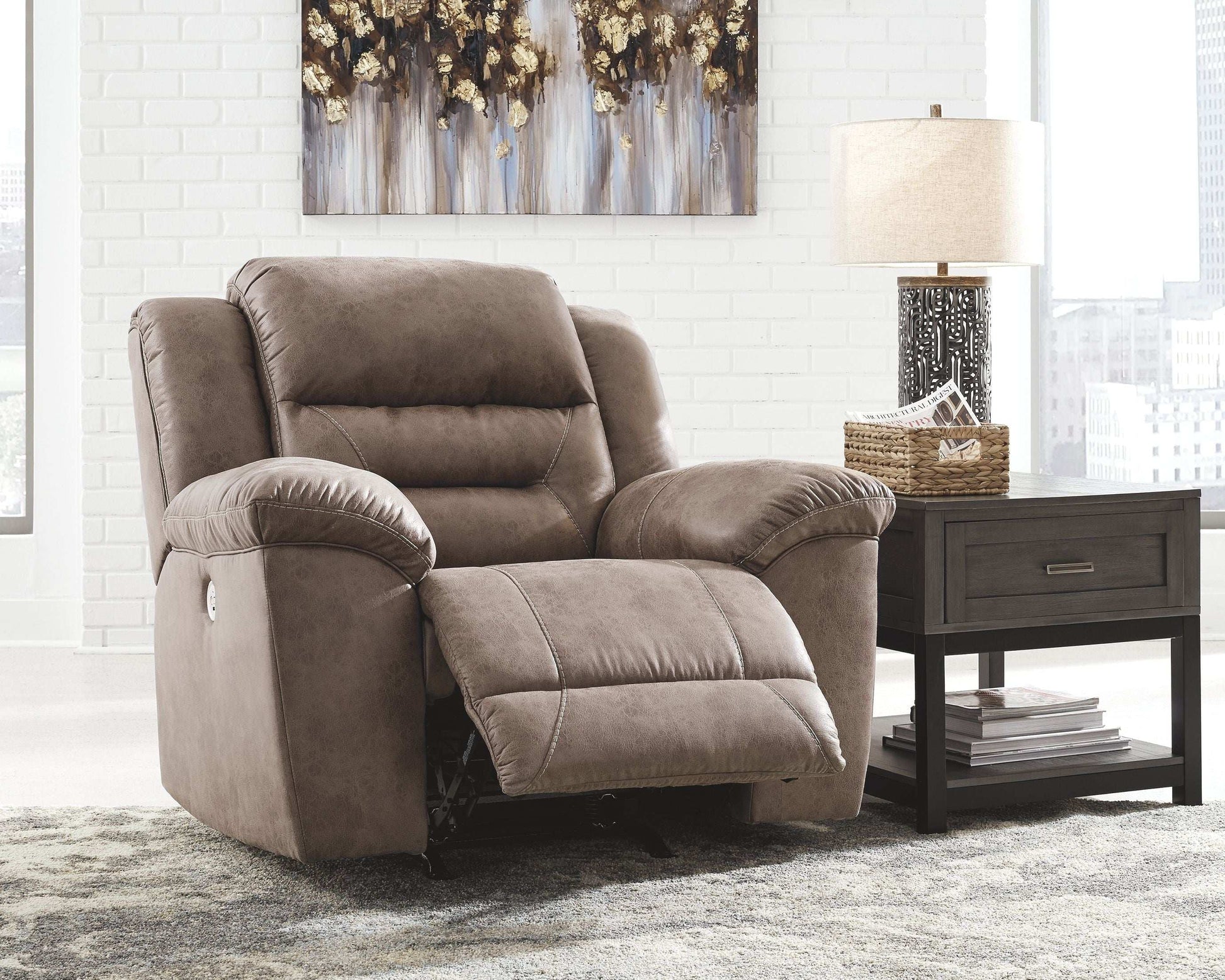 Stoneland - Power Reclining Living Room Set - Best Buy Furniture