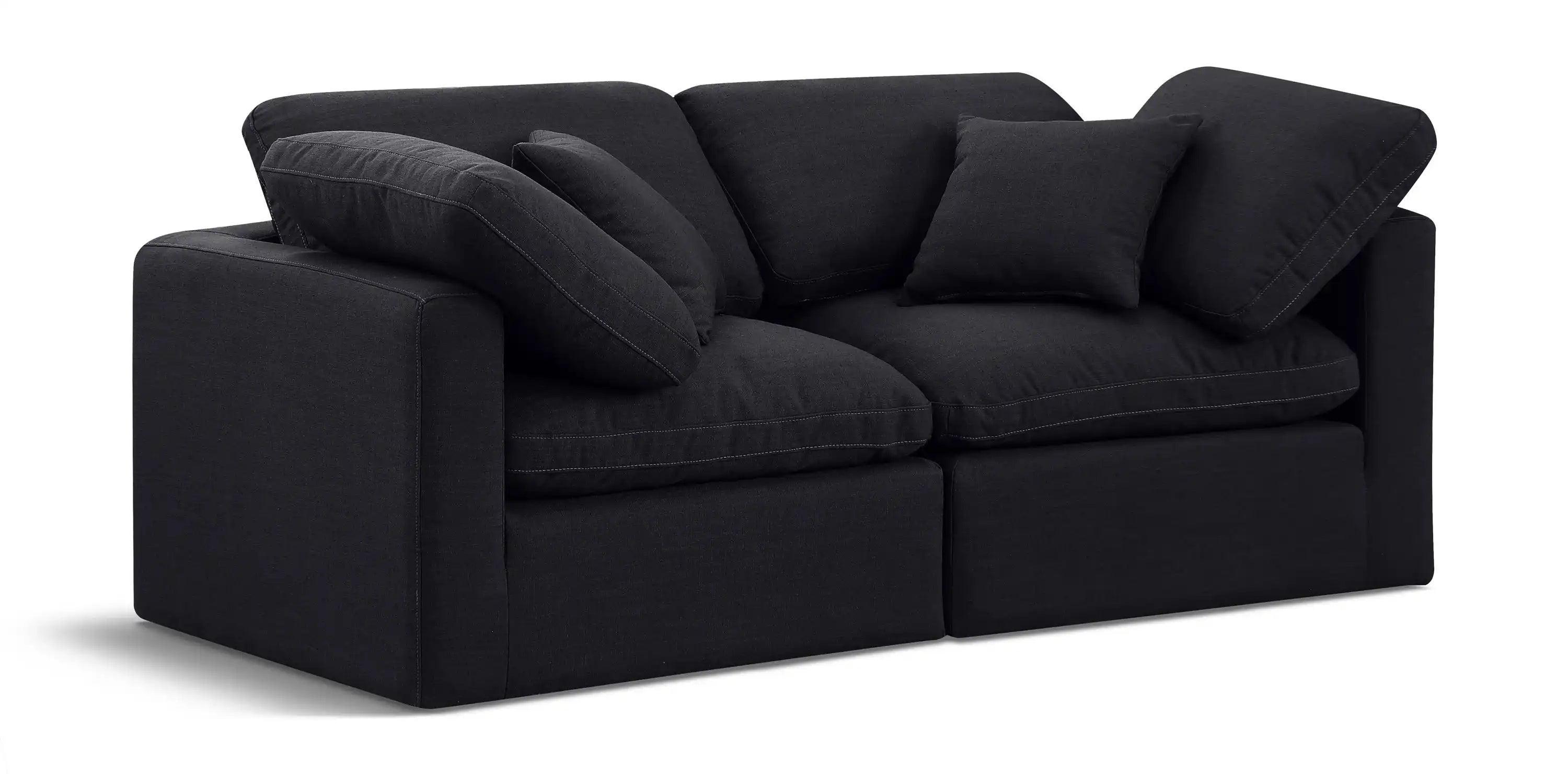 Indulge - Linen 2 Seat Modular Sofa - Best Buy Furniture