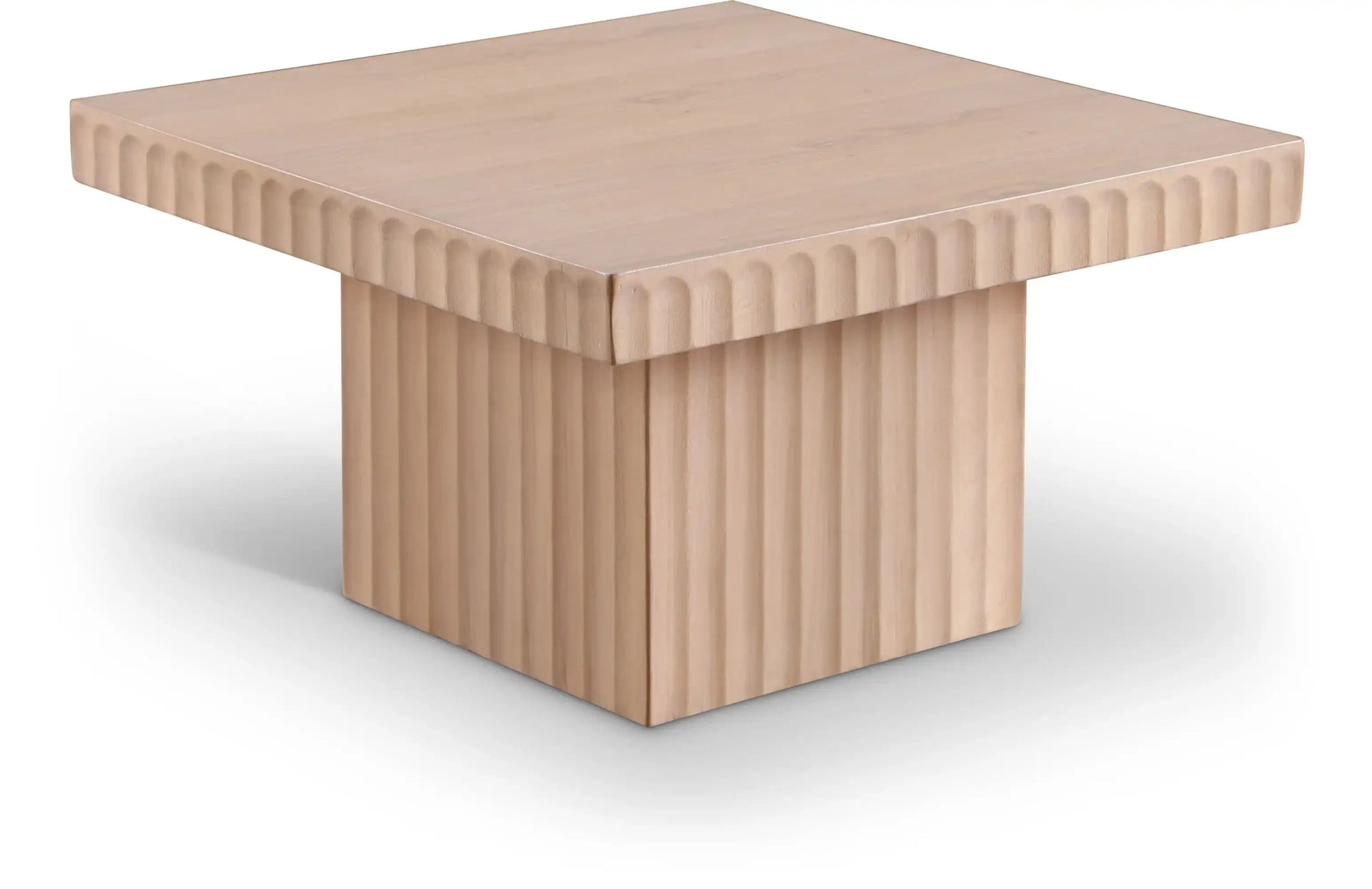 Spencer - 12" Oak Veneer Coffee Table - Best Buy Furniture