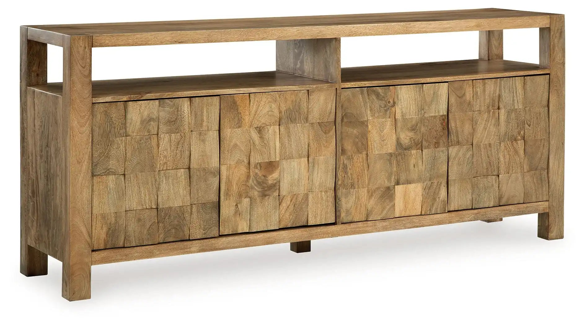 Hudwick - Accent Cabinet - Natural Brown - Best Buy Furniture