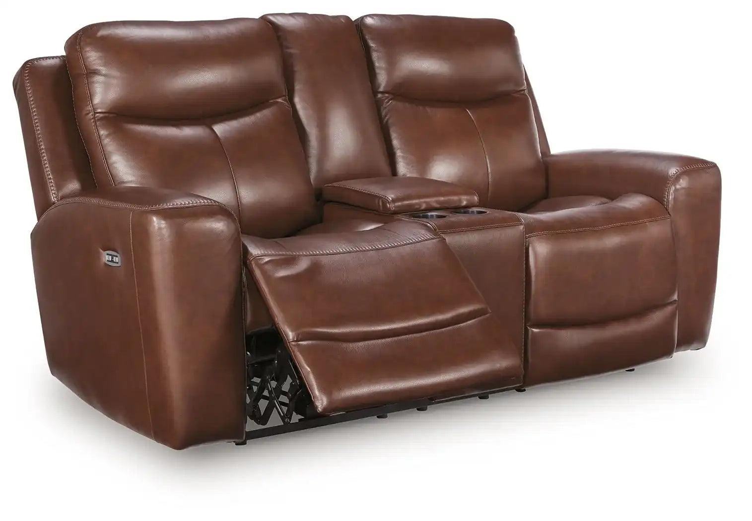 Next Move - Power Reclining Loveseat With Console / Adjustable Headrest - Best Buy Furniture