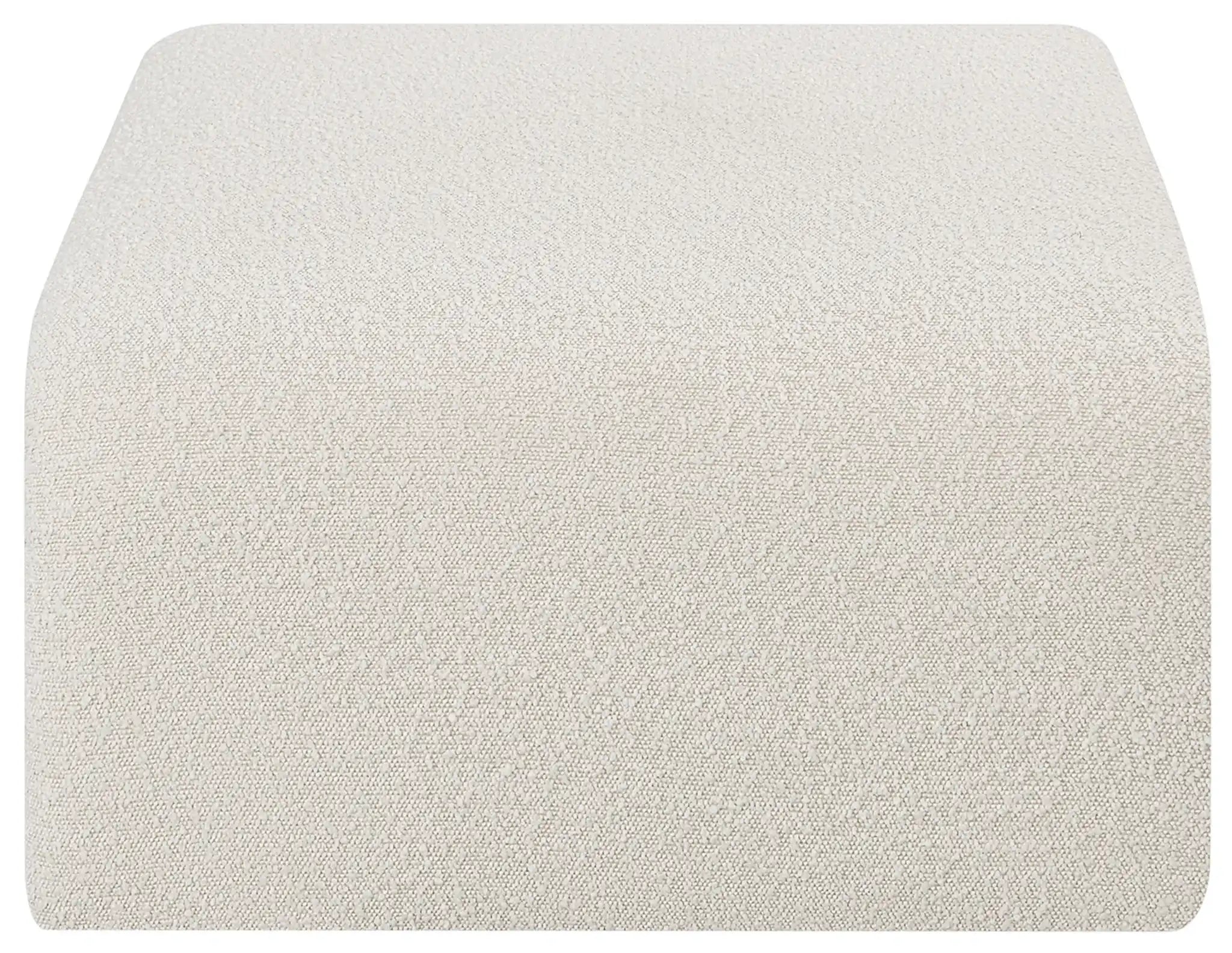 Arc - Boucle Fabric Ottoman