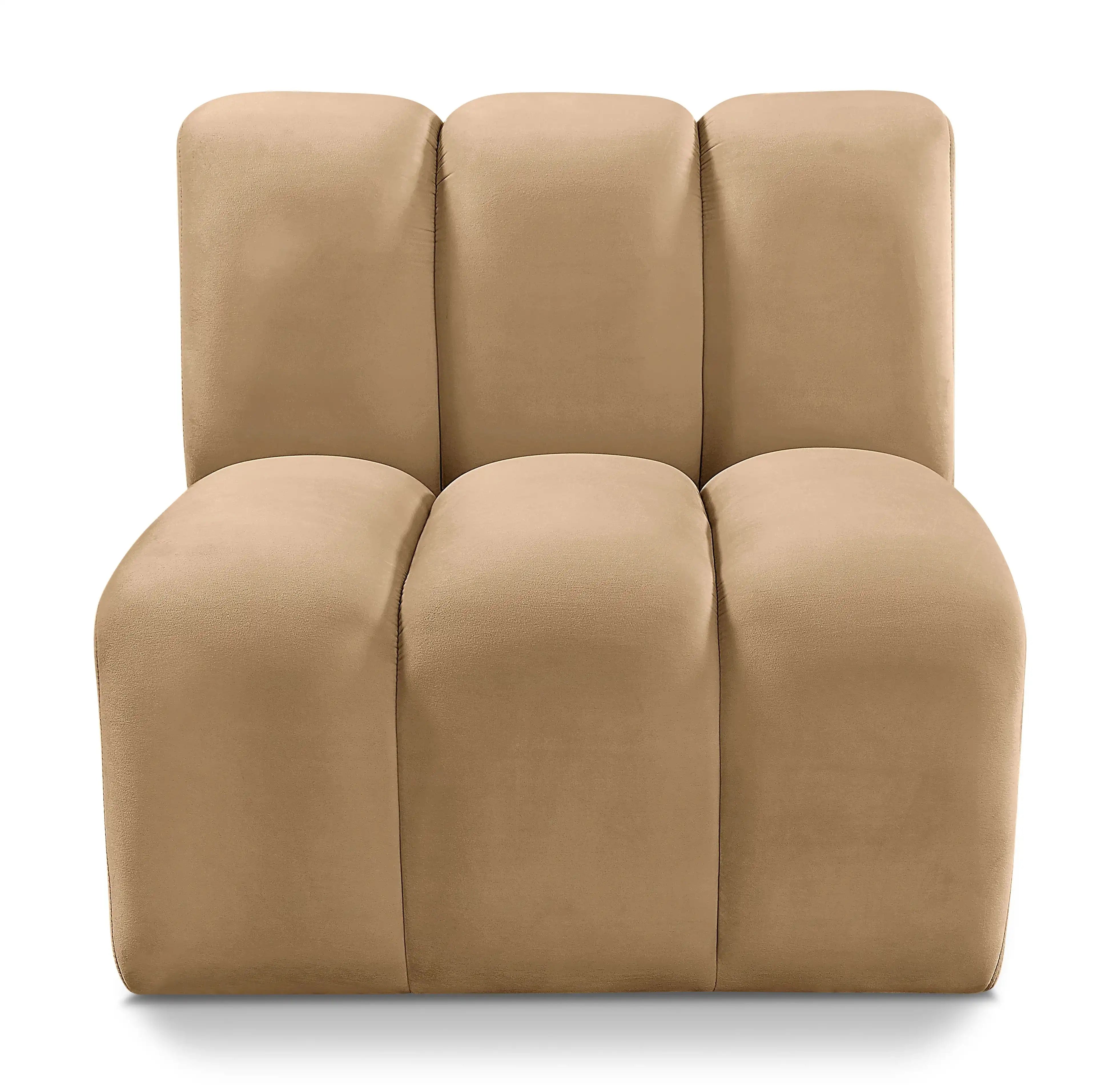 Arc - Velvet Straight Chair - Best Buy Furniture