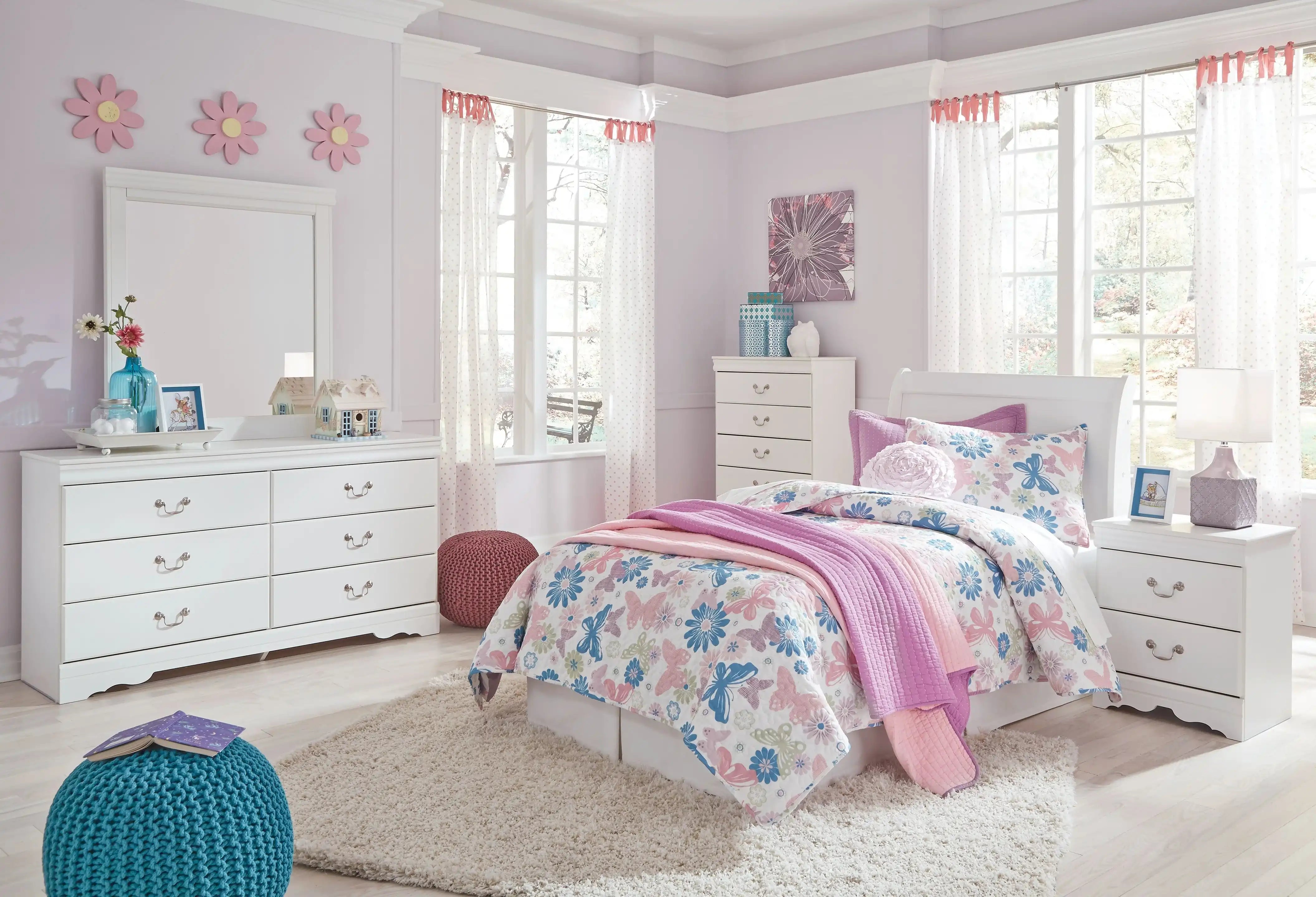 Anarasia - Sleigh Headboard With Bolt On Bed Frame - Best Buy Furniture
