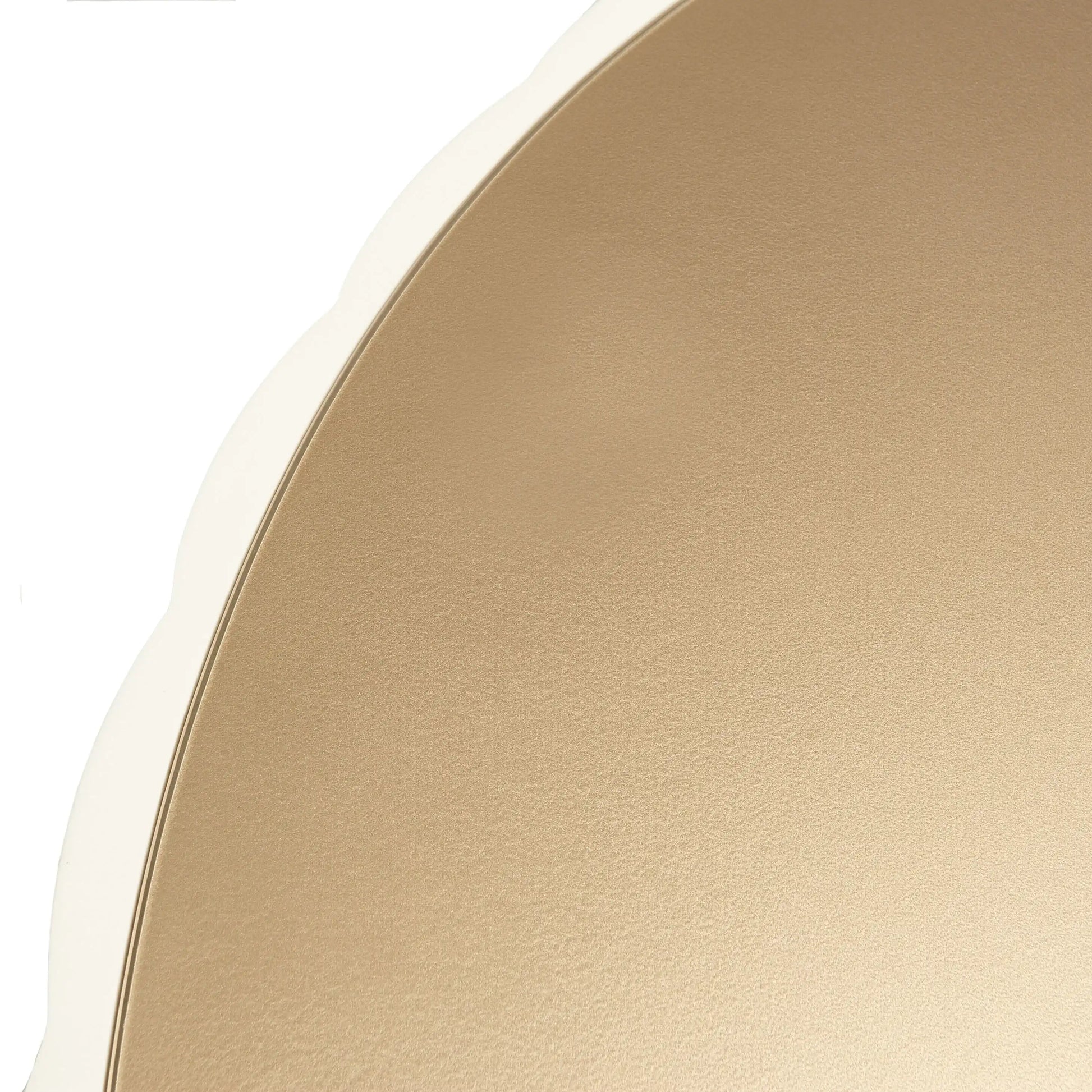 La Rachelle - Scalloped Round Cocktail Table - Champagne - Best Buy Furniture