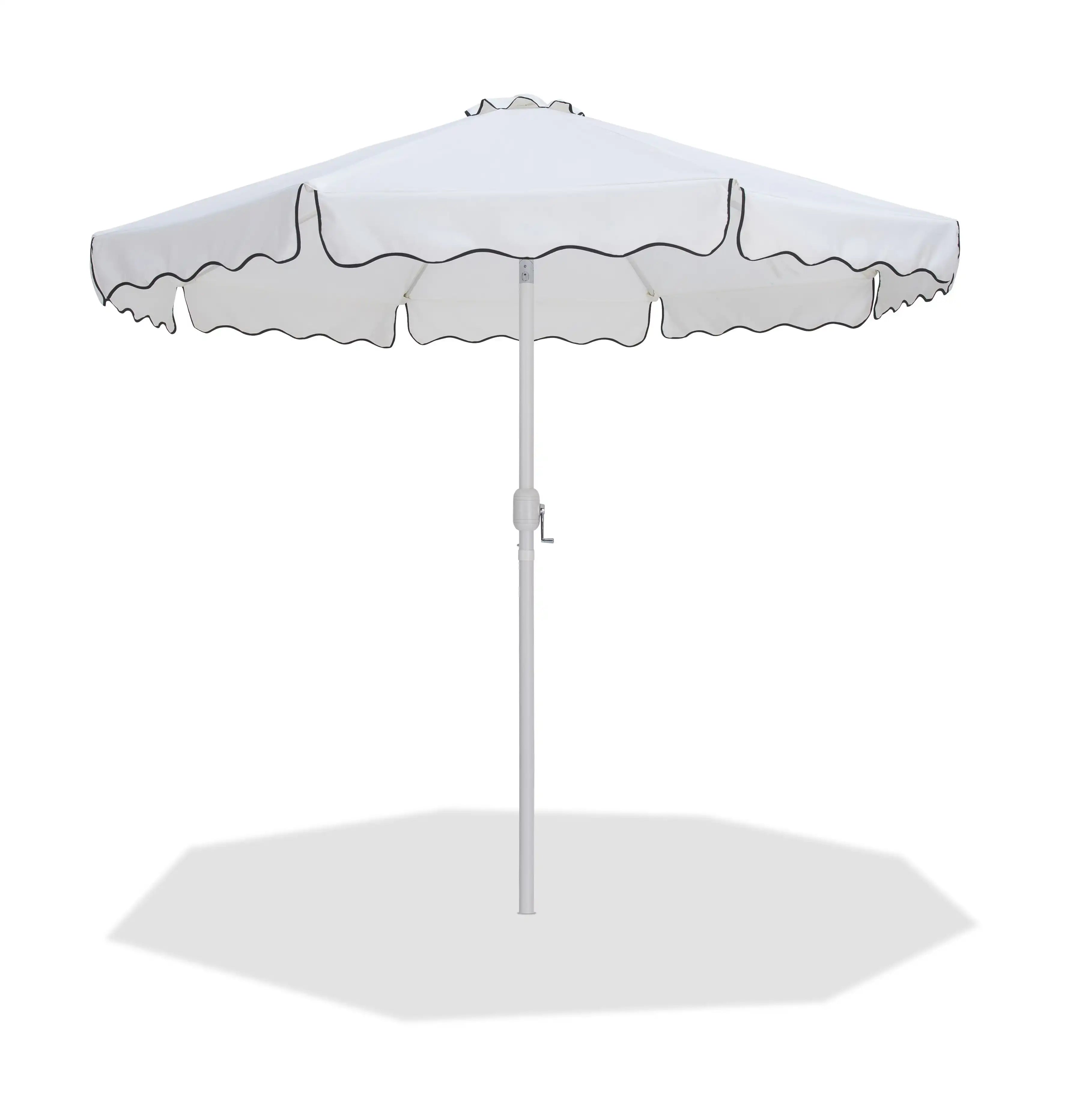 Amalfi - Patio Umbrella - White Pole - Best Buy Furniture