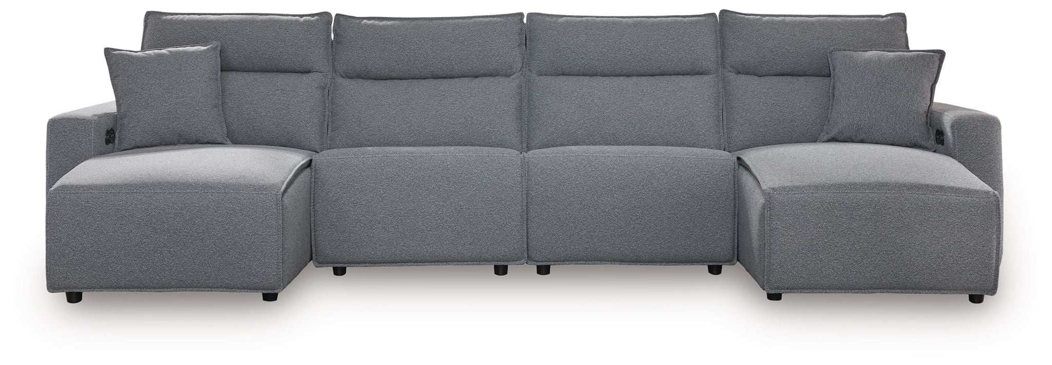ModMax II - Salt And Pepper - Reclining Sectional - Best Buy Furniture