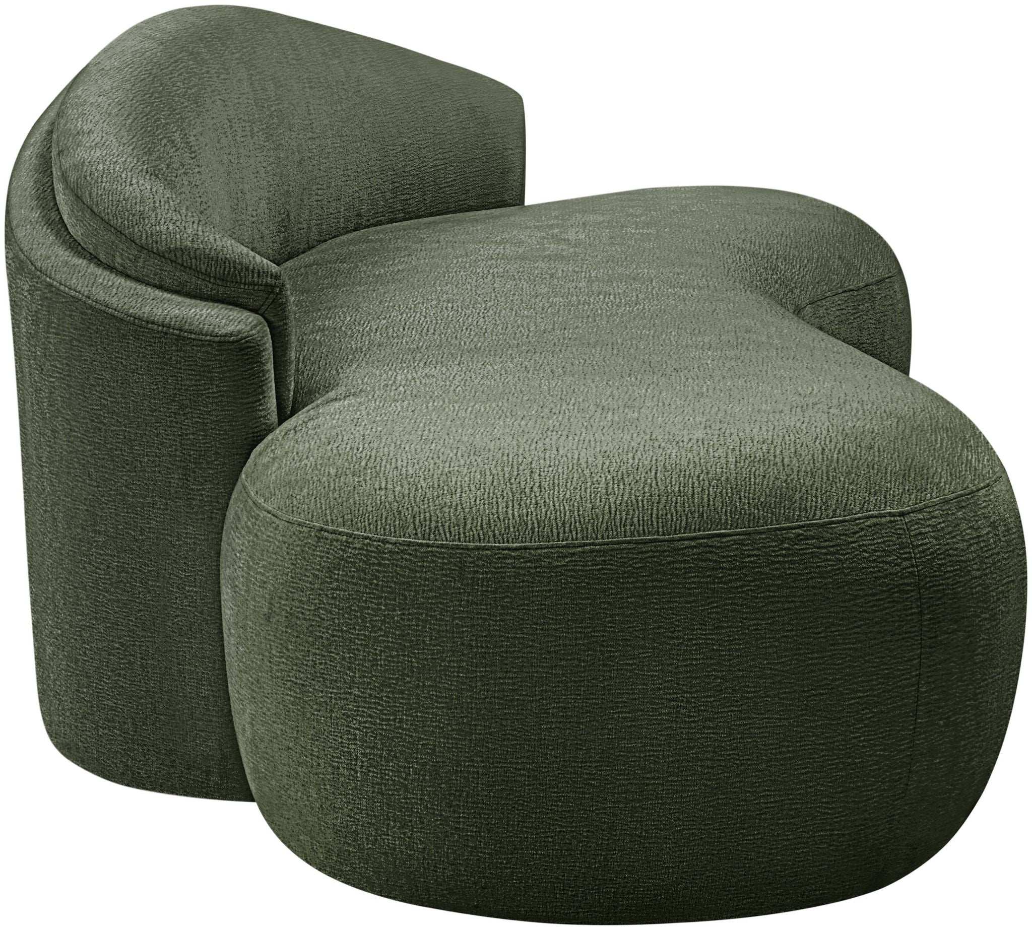 Caspian - Chenille Fabric Upholstered Loveseat