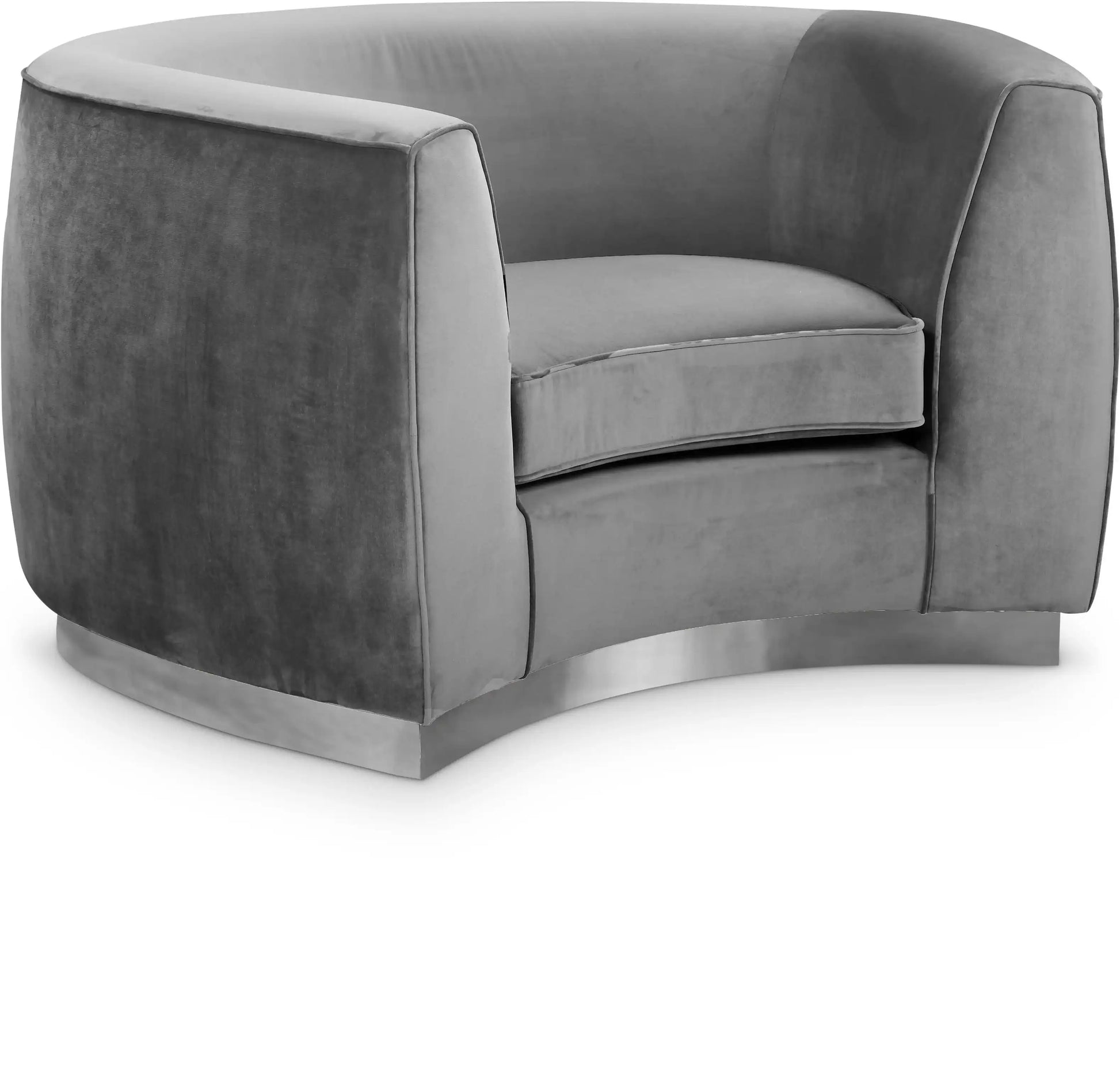 Julian - Chair with Chrome Base - Best Buy Furniture