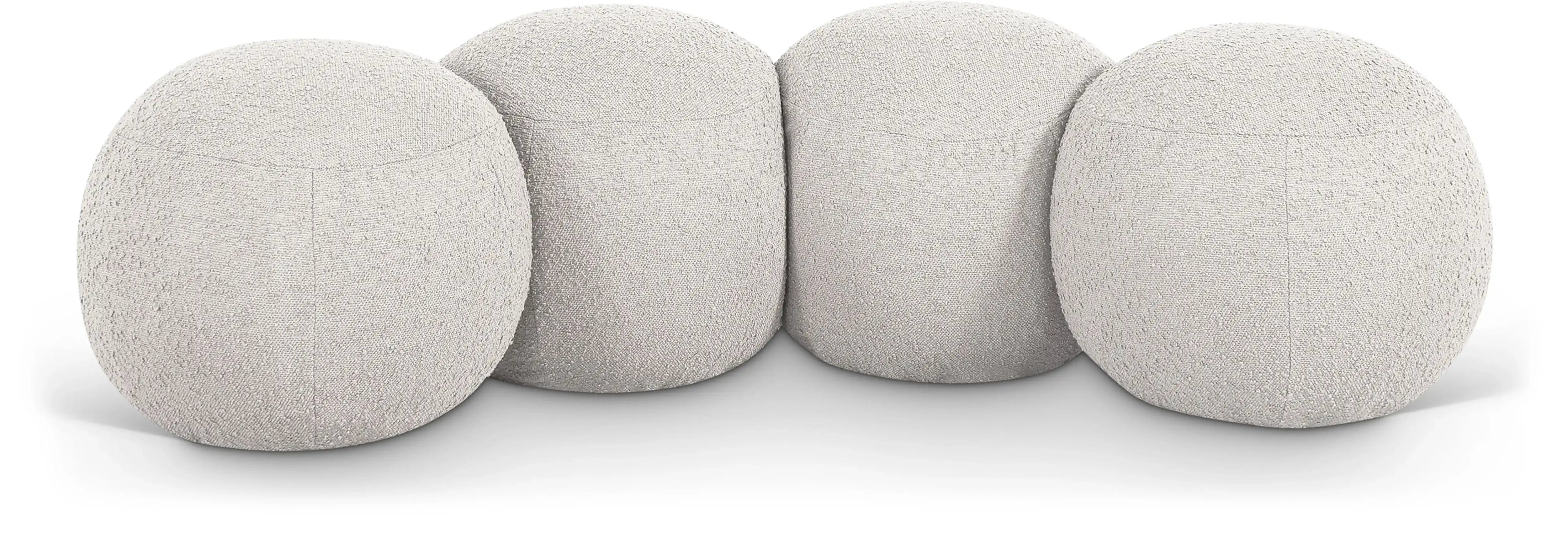 Apollo - Boucle Fabric Bench - Best Buy Furniture