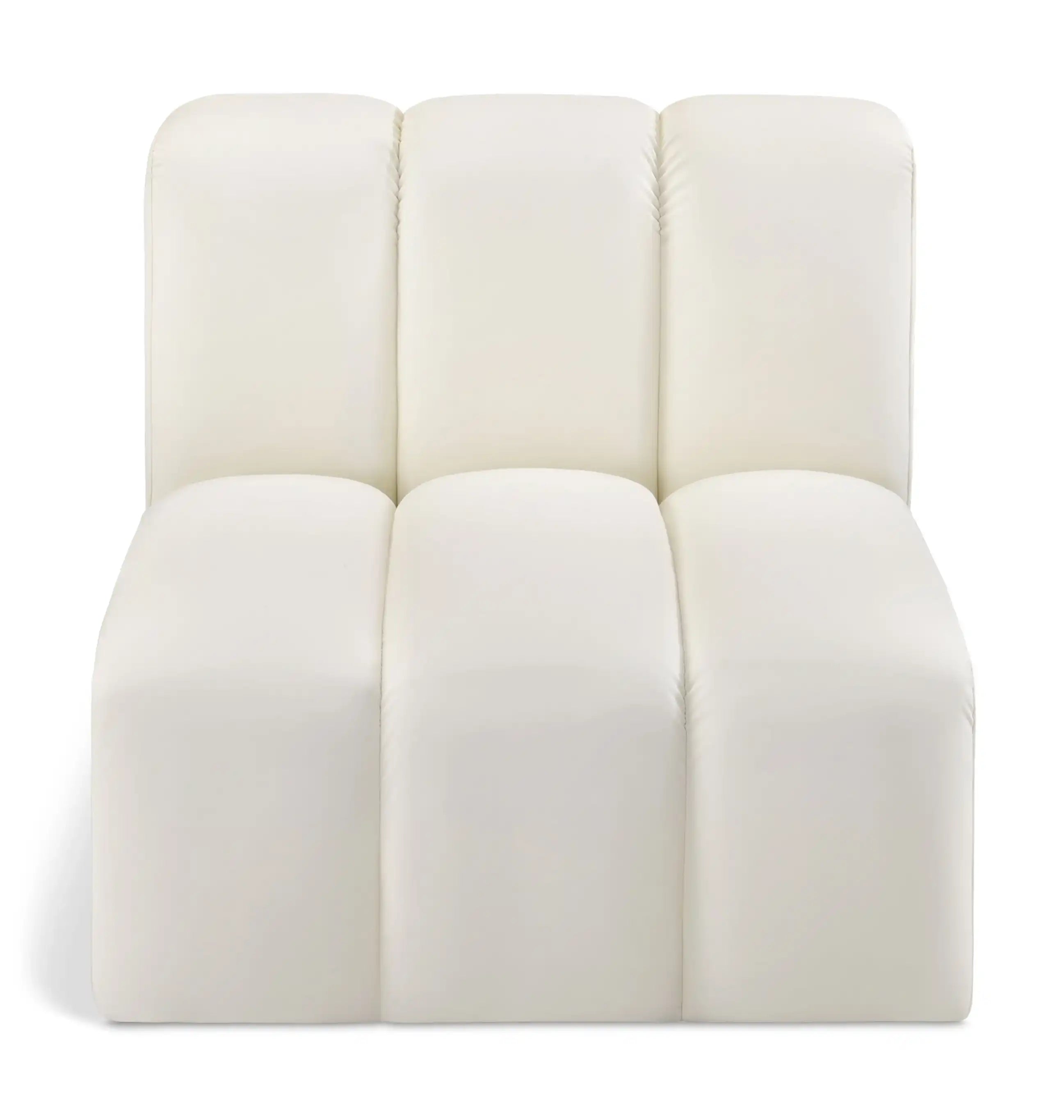 Arc - Faux Leather Straight Chair - Best Buy Furniture
