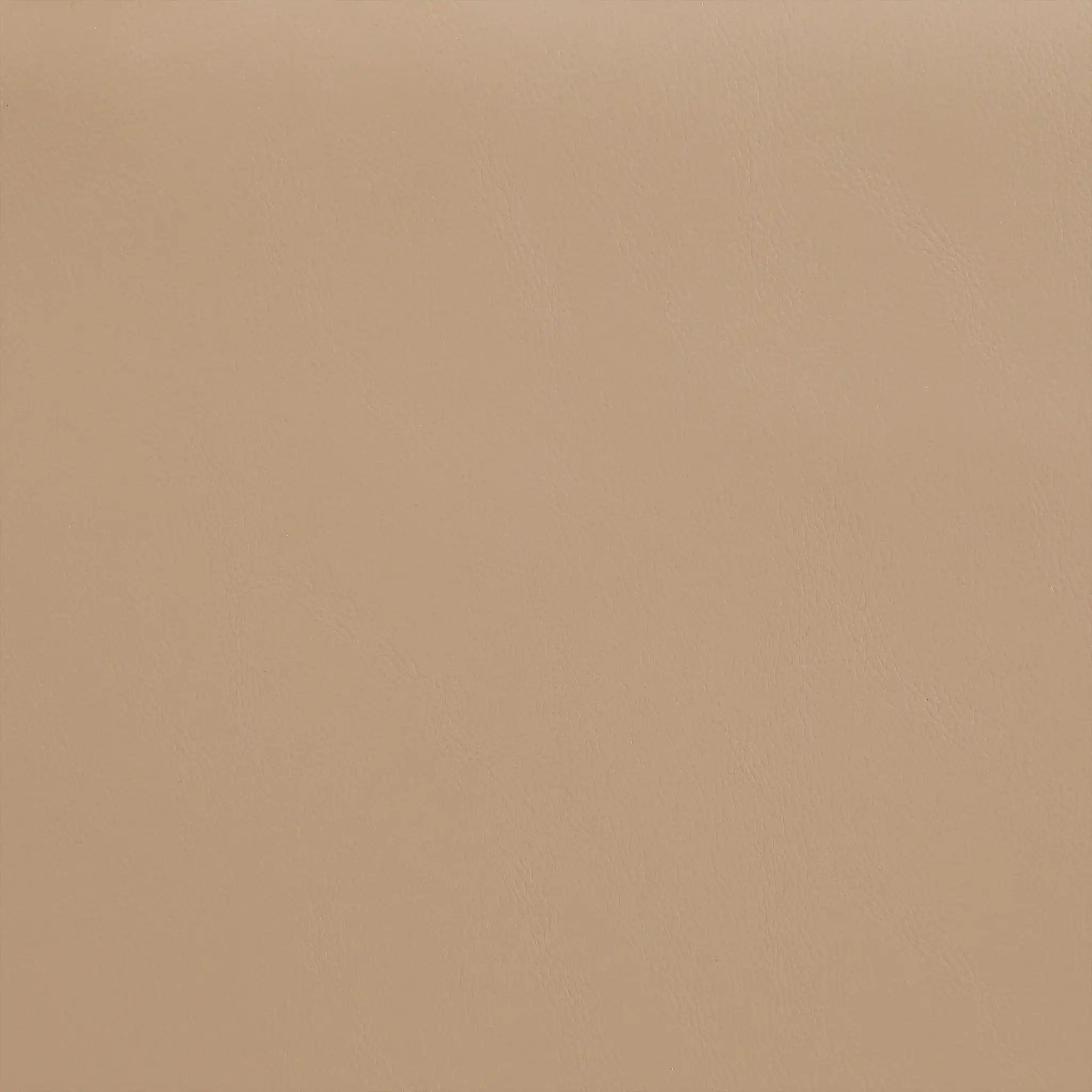 Comfy - Faux Leather Ottoman - Tan
