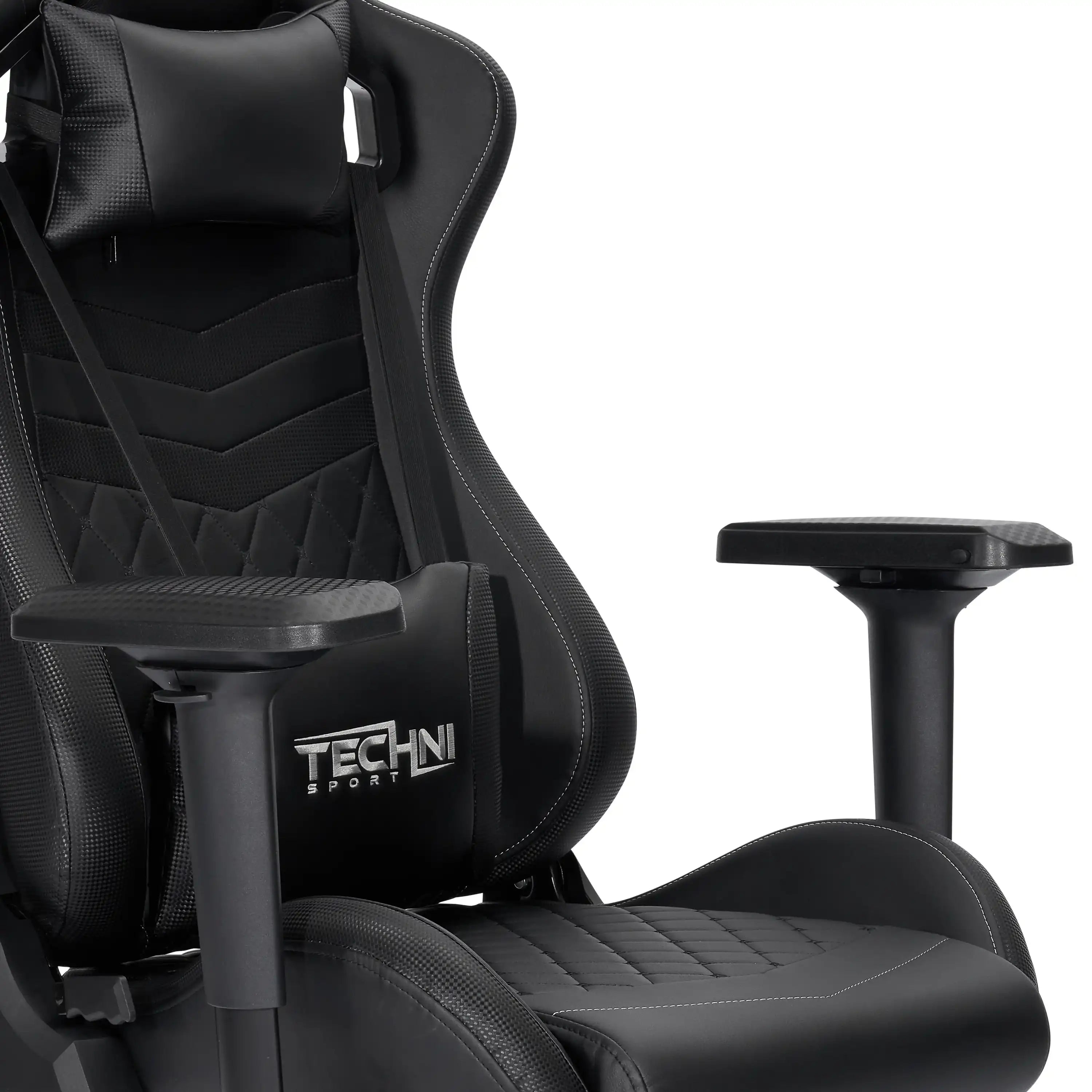 Techni Sport TS-83 Ergonomic High Back Racer Style PC Gaming Chair, Black - Best Buy Furniture