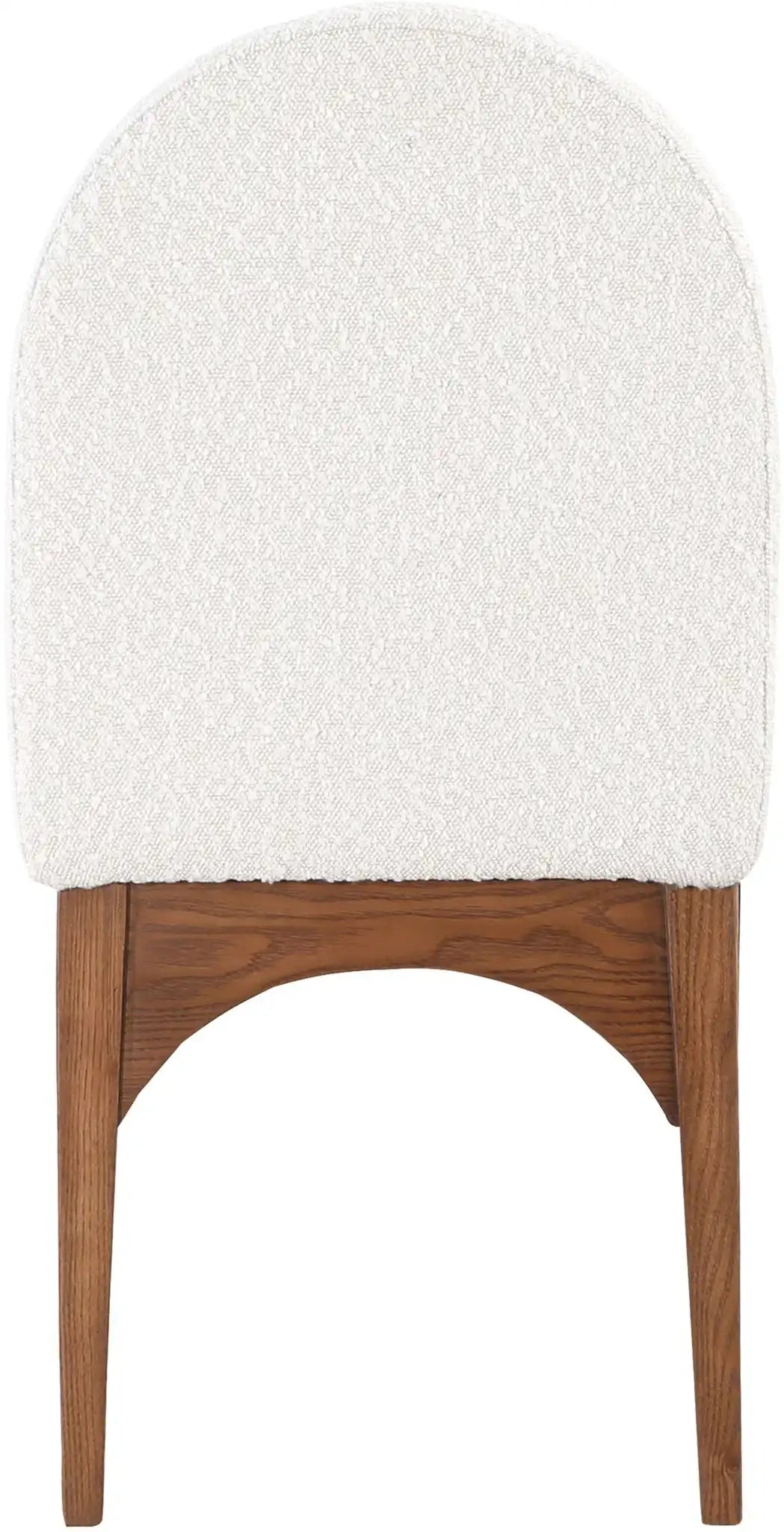 Waldorf - Boucle Dining Side Chair With Brown Legs