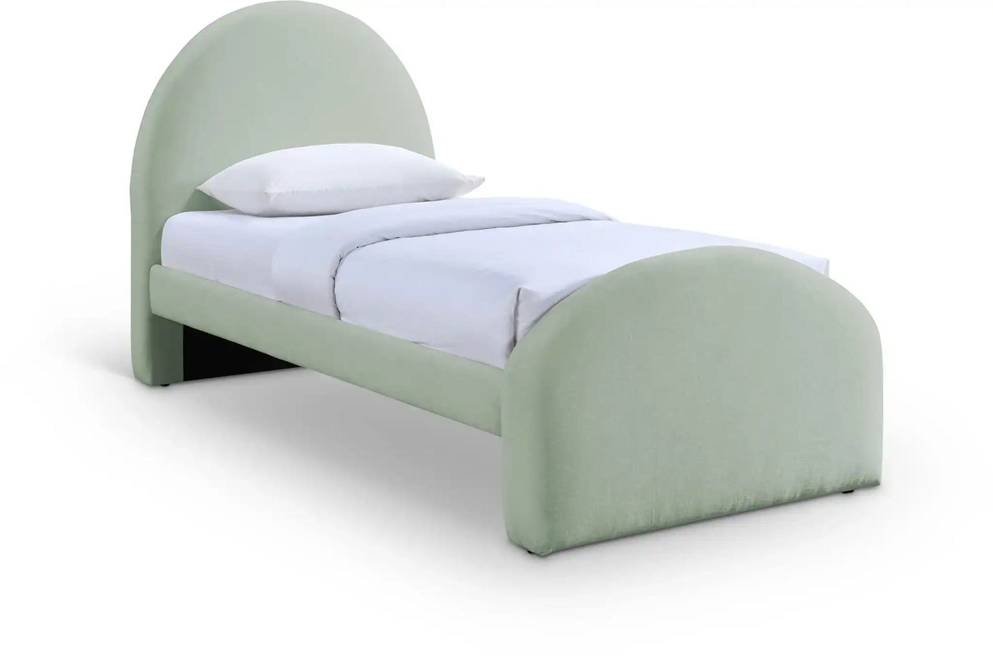 Andaz - Chenille Fabric Upholstered Bed - Best Buy Furniture
