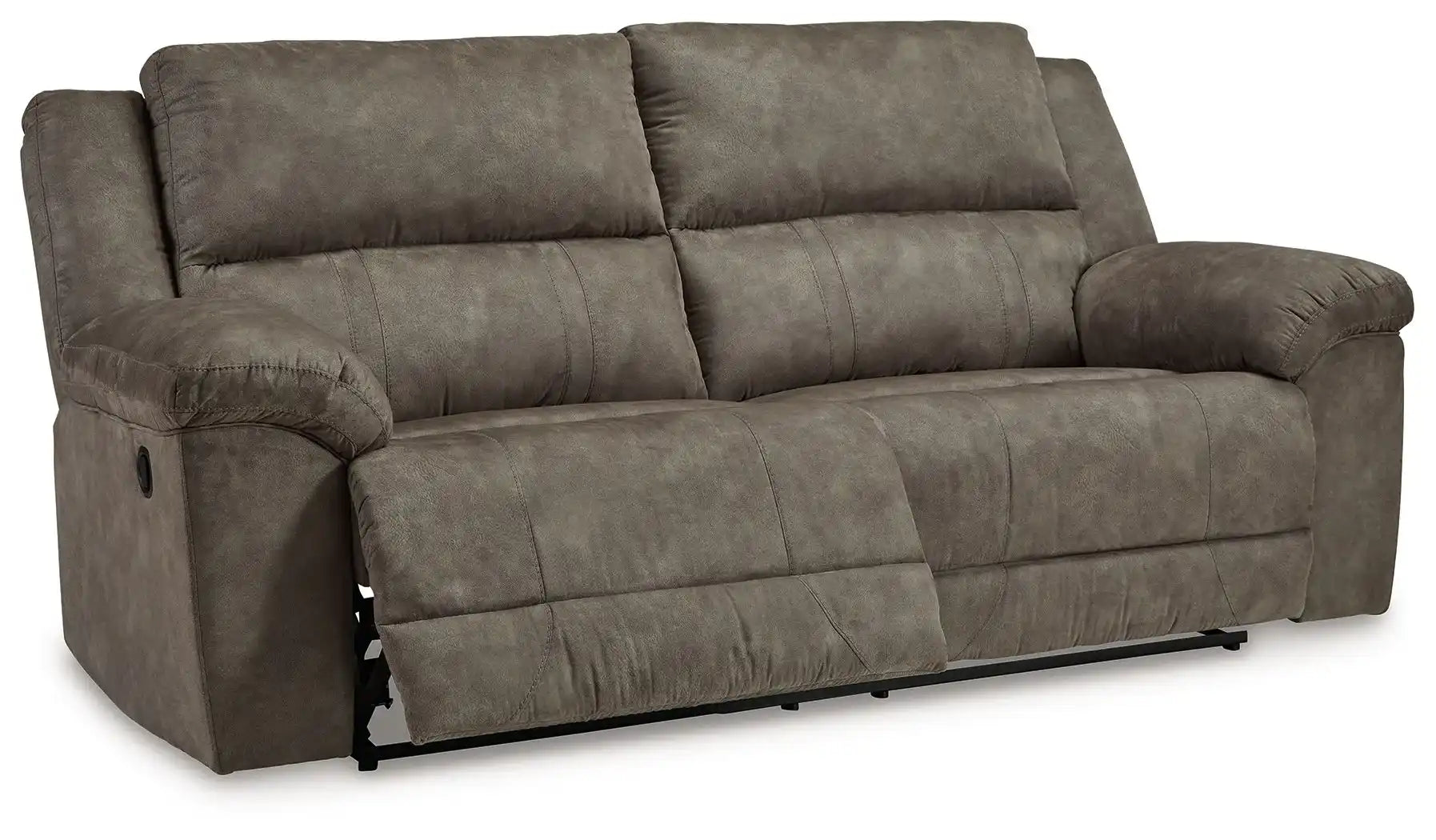 Laresview - 2 Seat Reclining Sofa - Fossil - Best Buy Furniture