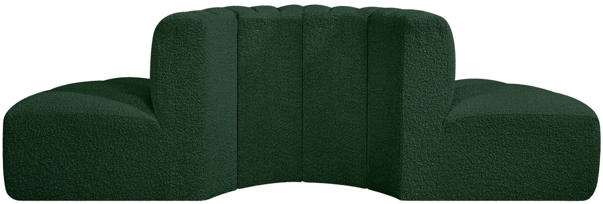 Arc - Boucle Fabric 4 Piece Modular Sofa