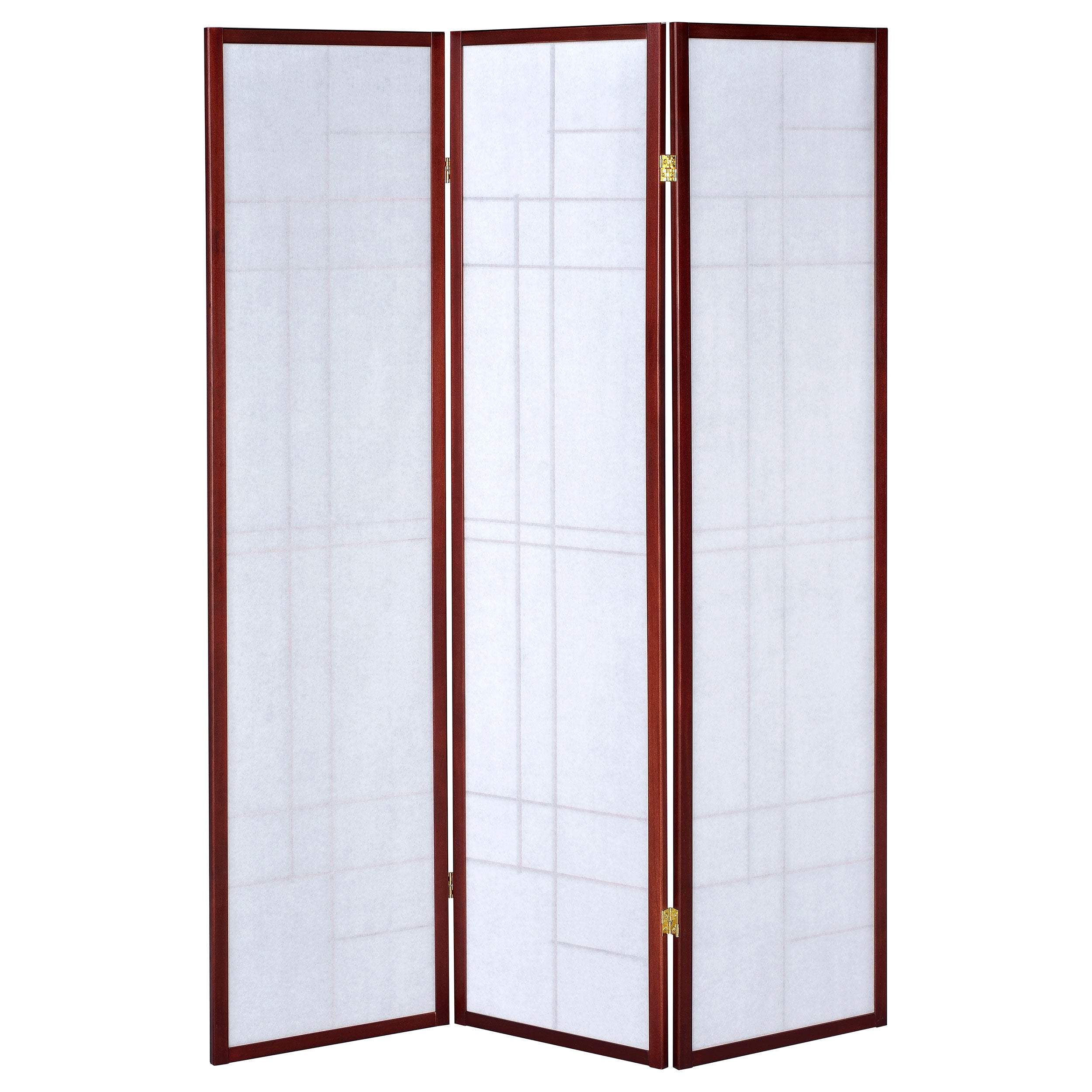 Katerina 3-Panel Room Divider Folding Shoji Screen Cherry-CoasterEveryday