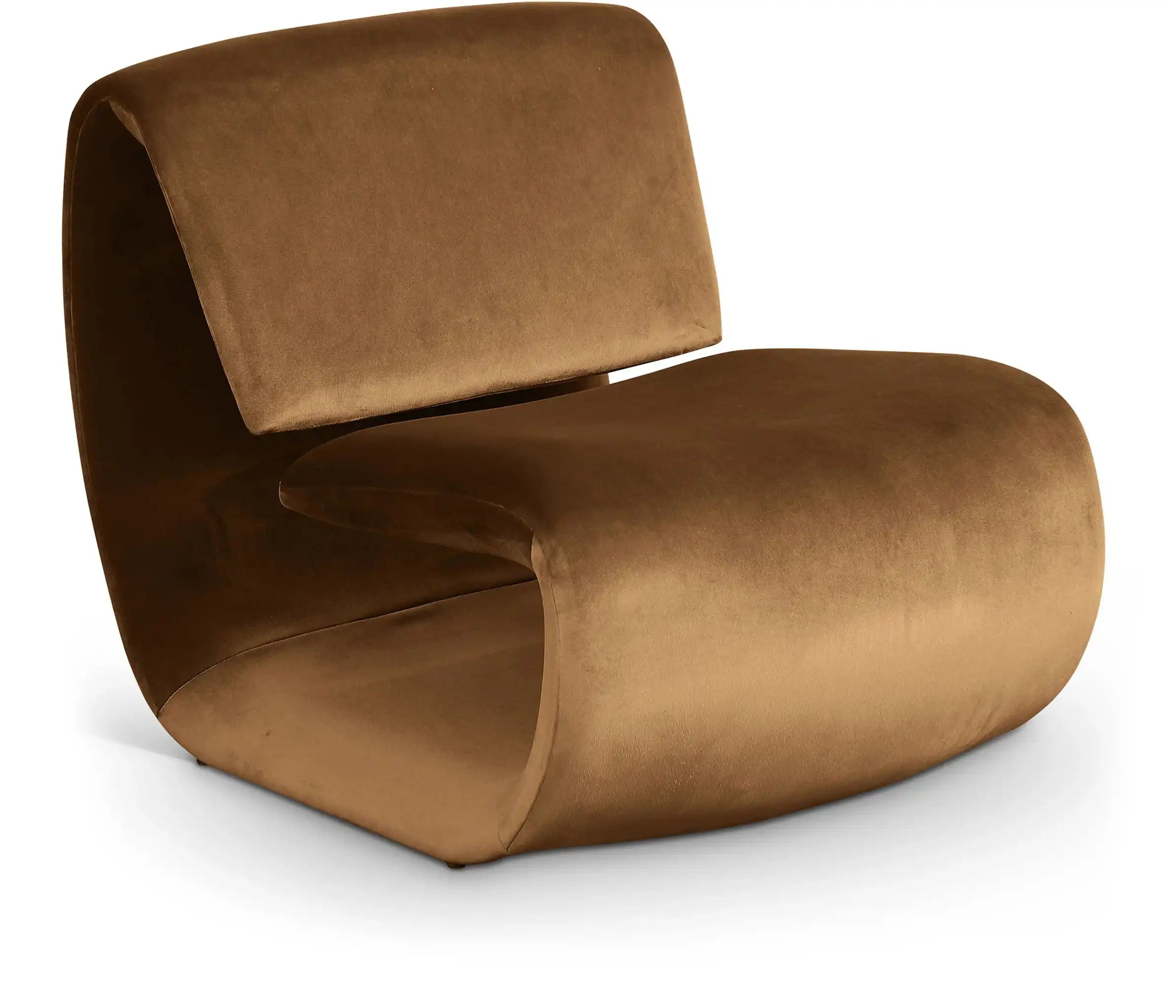 Nouveau - Accent Chair - Saddle - Best Buy Furniture