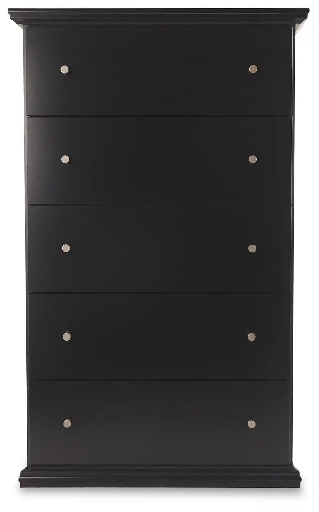 Maribel - Five Drawer Chest - Black - Best Buy Furniture