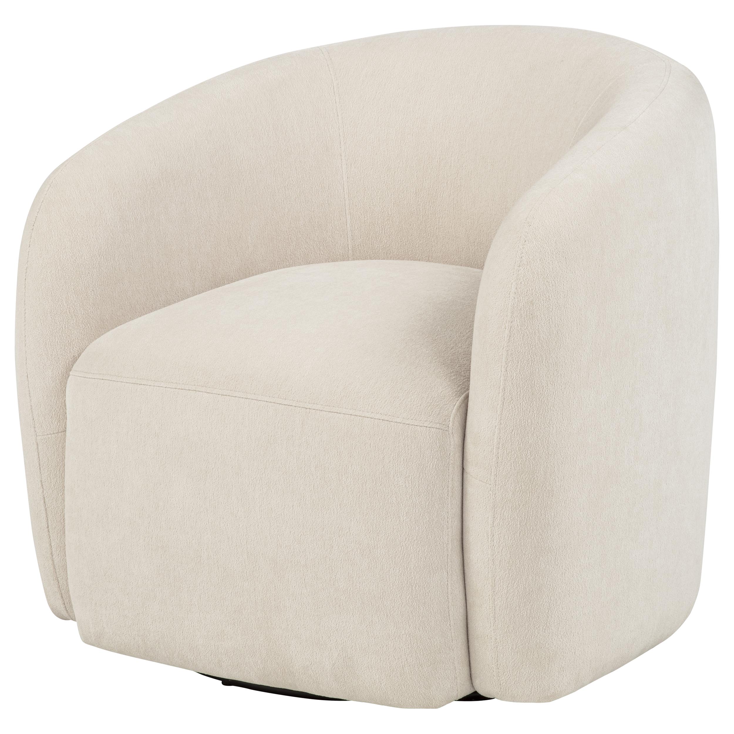 Gerley Chenille Upholstered Swivel Accent Chair Beige-